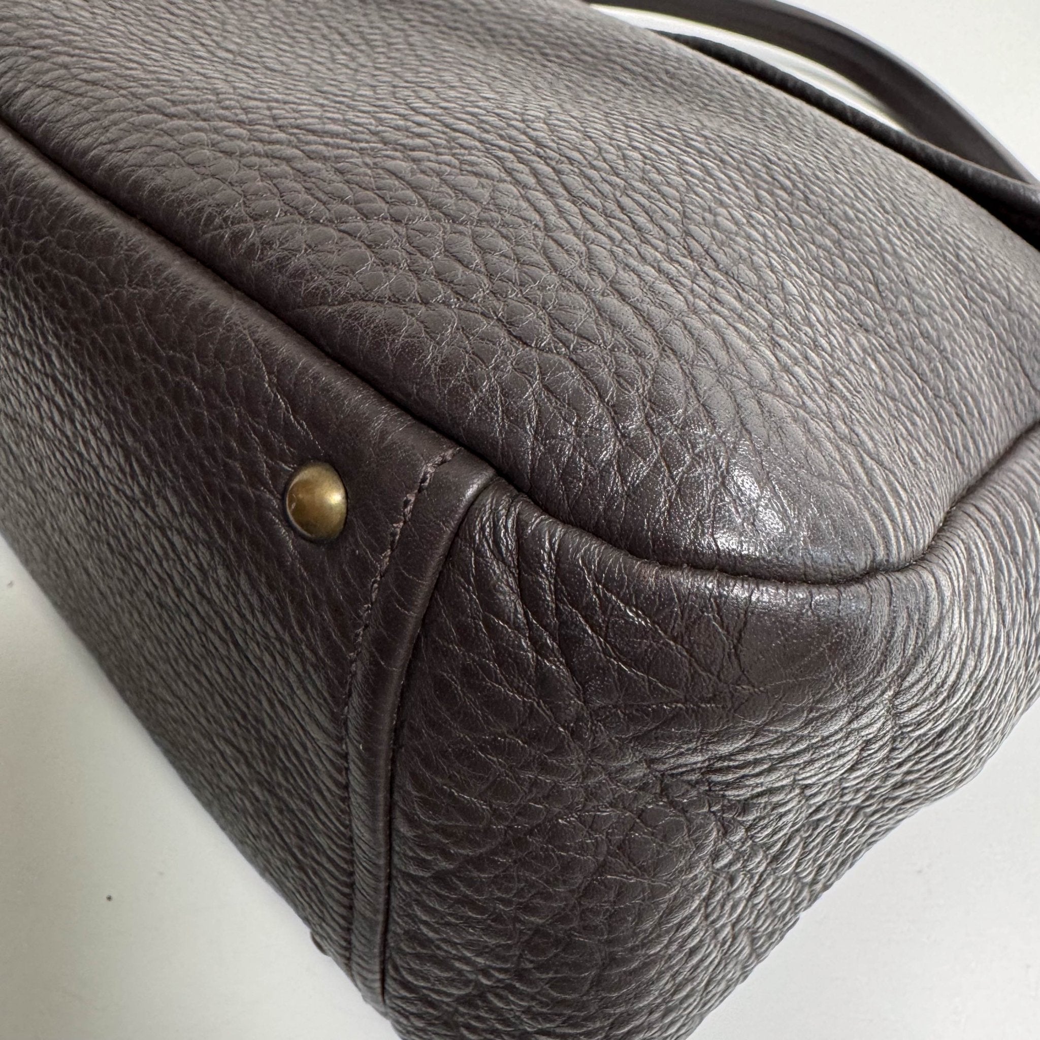 MIU MIU Archive Brown Leather Shoulder Bag, in , Sold by HIVE PRELOVED - Shoulder Bags, ,