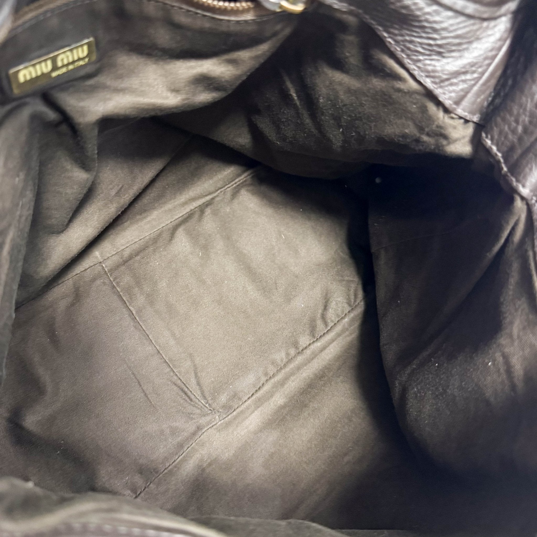 MIU MIU Archive Brown Leather Shoulder Bag, in , Sold by HIVE PRELOVED - Shoulder Bags, ,