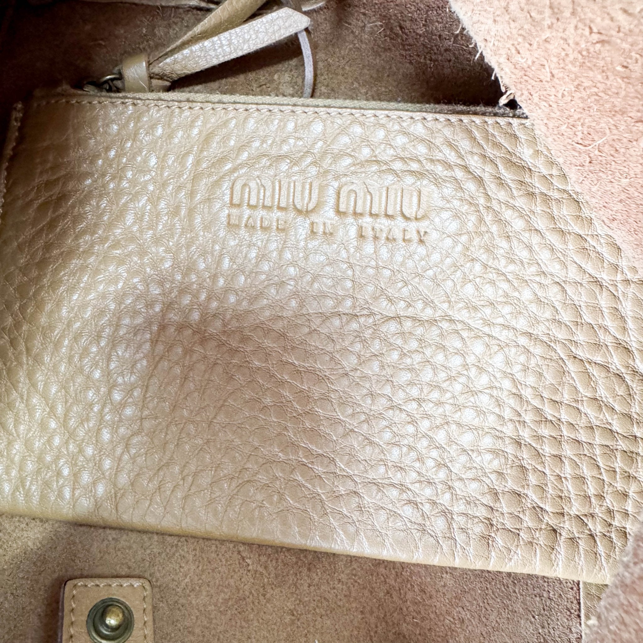 MIU MIU Archive Brown Leather Tote Bag, in , Sold by HIVE PRELOVED - Totes, ,