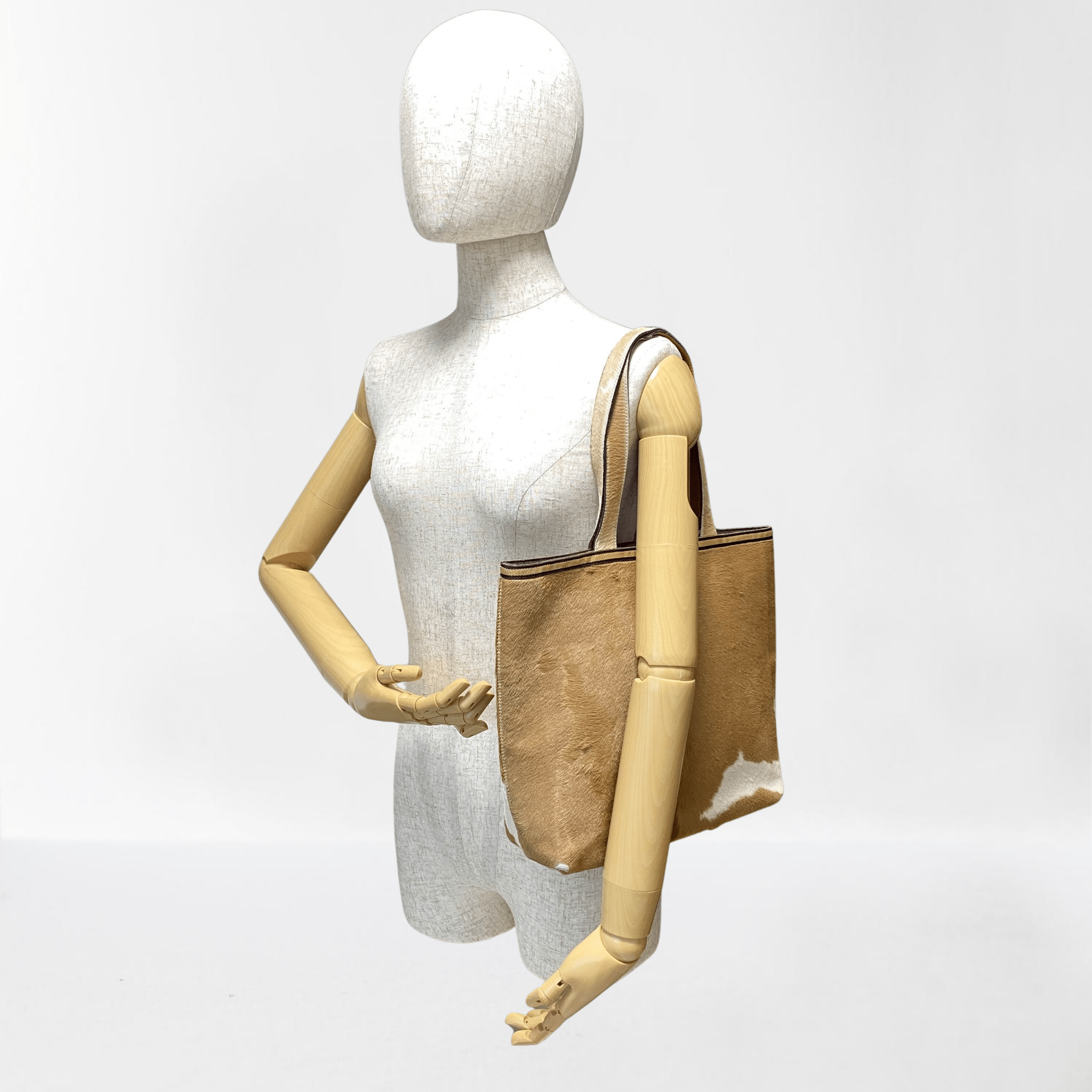 MIU MIU Archive Brown Pony Hair Tote Bag, in , Sold by HIVE PRELOVED - Shoulder Bags, ,