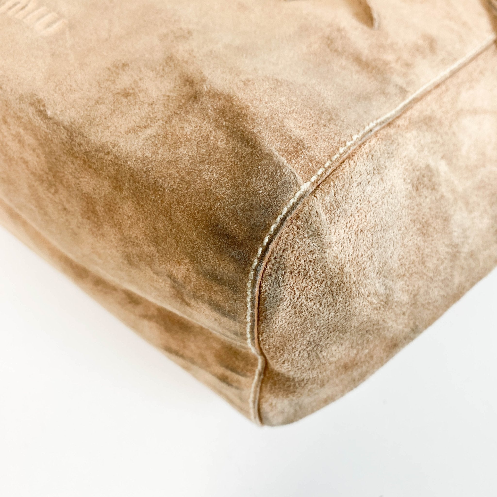 MIU MIU Archive Brown Suede Fringe Tote Bag, in , Sold by HIVE PRELOVED - Totes, ,