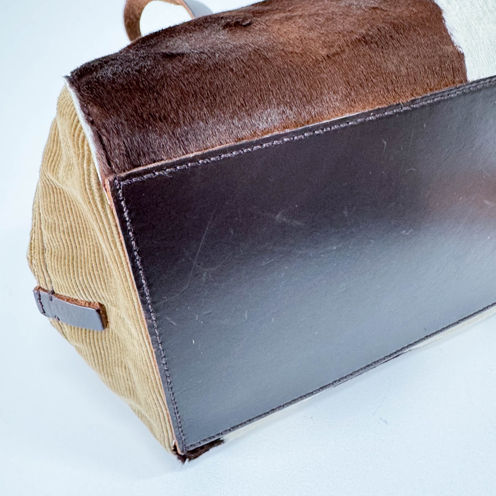 MIU MIU Archive Cow Print Pony Hair Shoulder Bag, in , Sold by HIVE PRELOVED - Shoulder Bags, ,