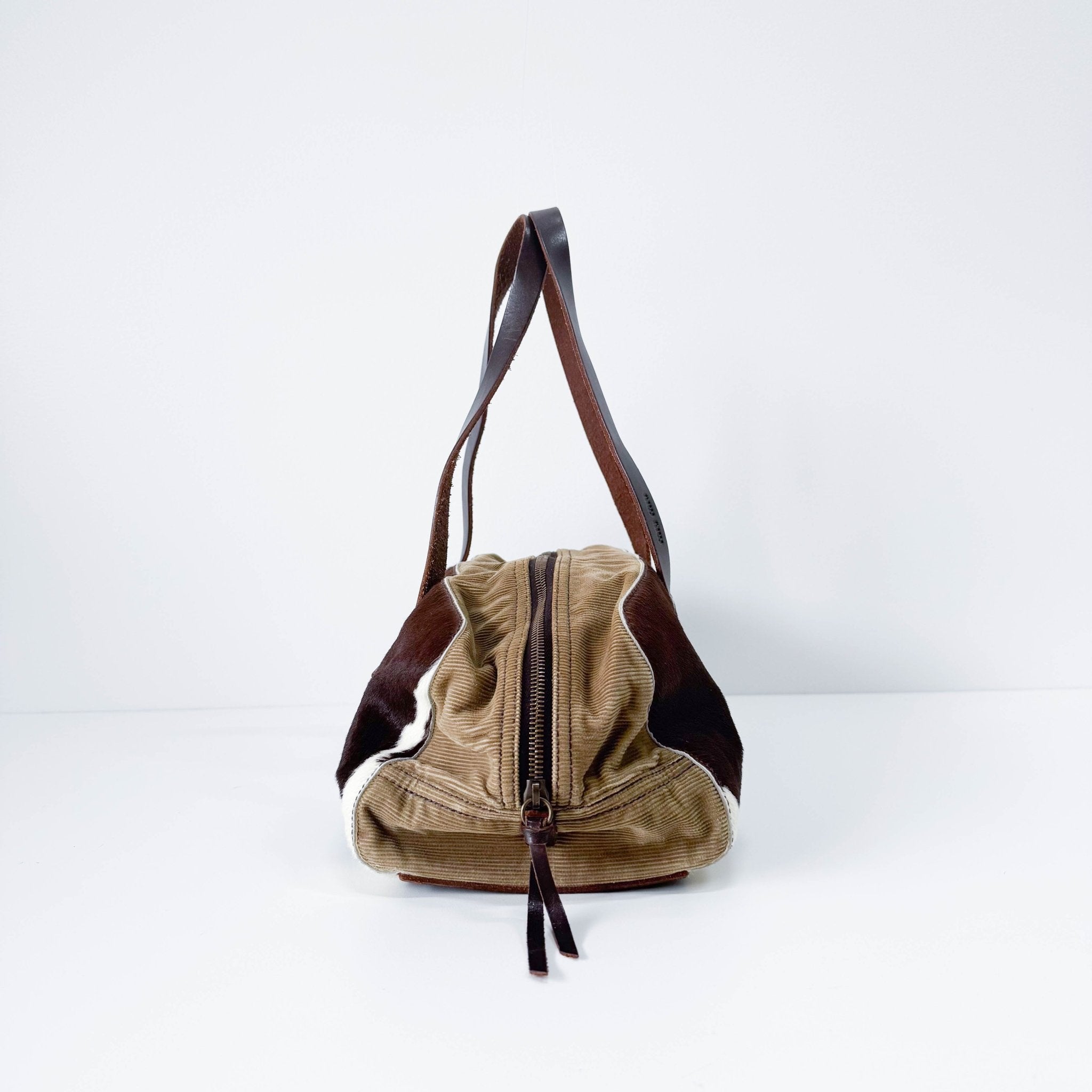 MIU MIU Archive Cow Print Pony Hair Shoulder Bag, in , Sold by HIVE PRELOVED - Shoulder Bags, ,