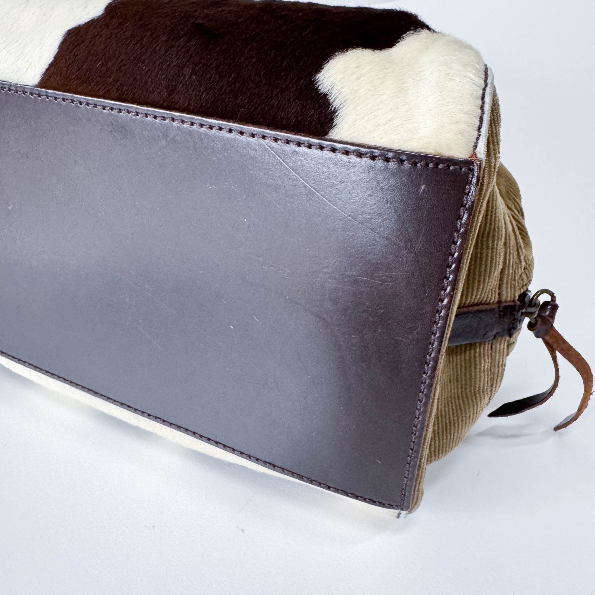 MIU MIU Archive Cow Print Pony Hair Shoulder Bag, in , Sold by HIVE PRELOVED - Shoulder Bags, ,