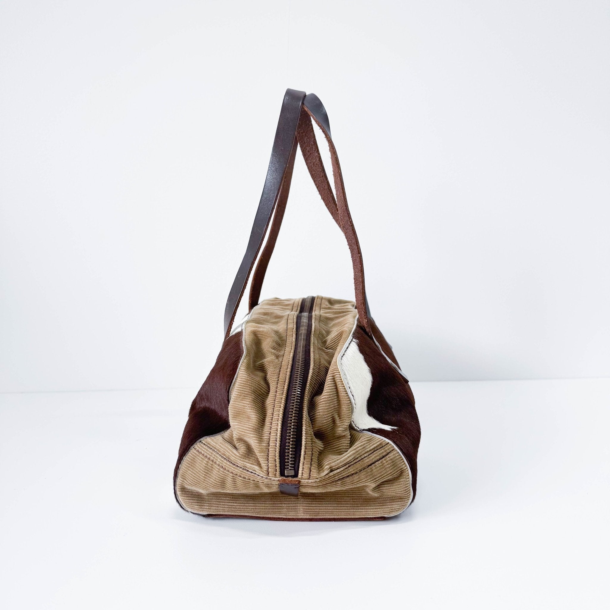 MIU MIU Archive Cow Print Pony Hair Shoulder Bag, in , Sold by HIVE PRELOVED - Shoulder Bags, ,