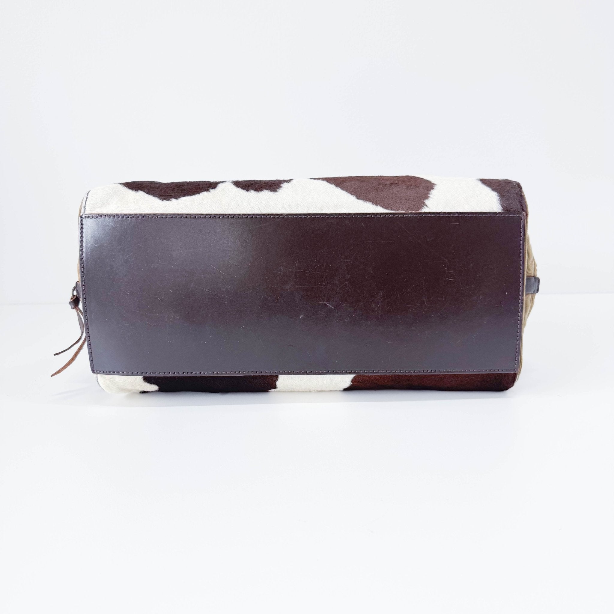 MIU MIU Archive Cow Print Pony Hair Shoulder Bag, in , Sold by HIVE PRELOVED - Shoulder Bags, ,