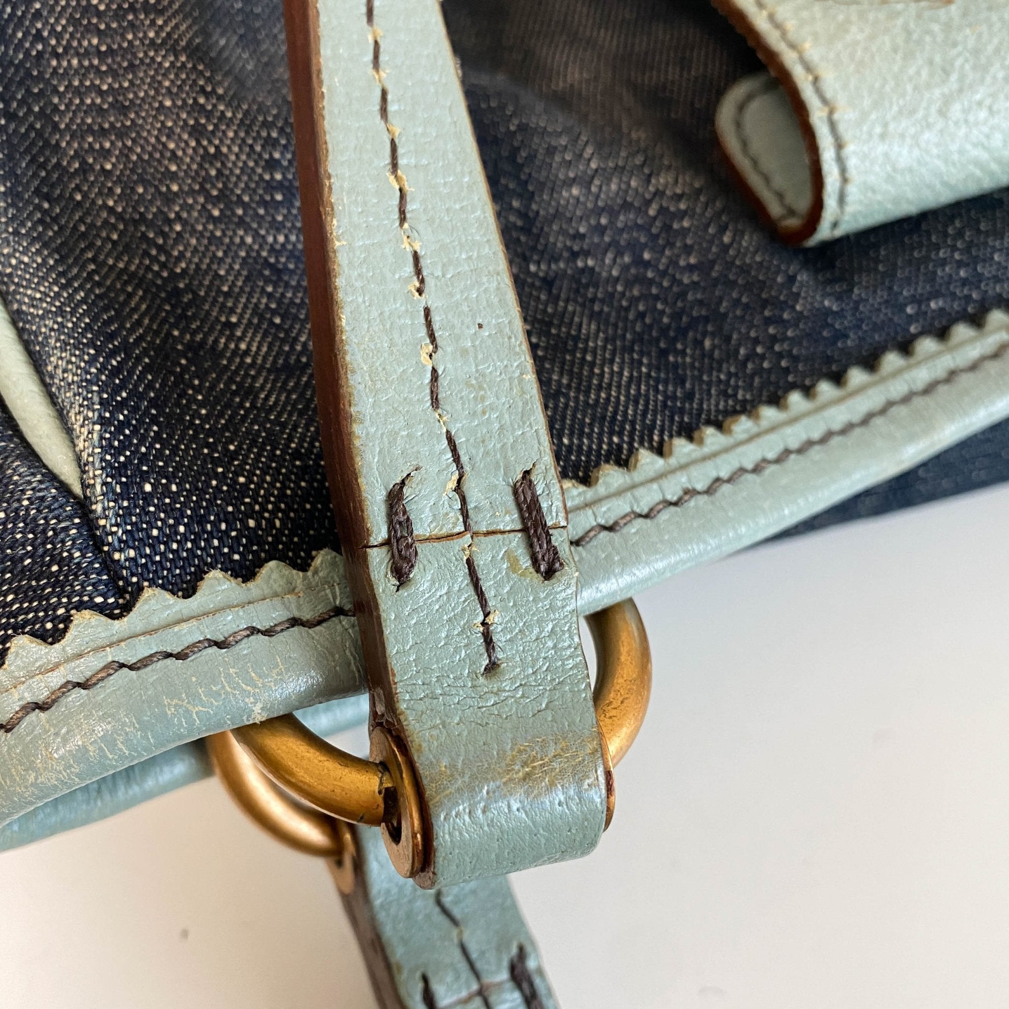 MIU MIU Archive Denim Shoulder Bag, in , Sold by HIVE PRELOVED - Shoulder Bags, ,