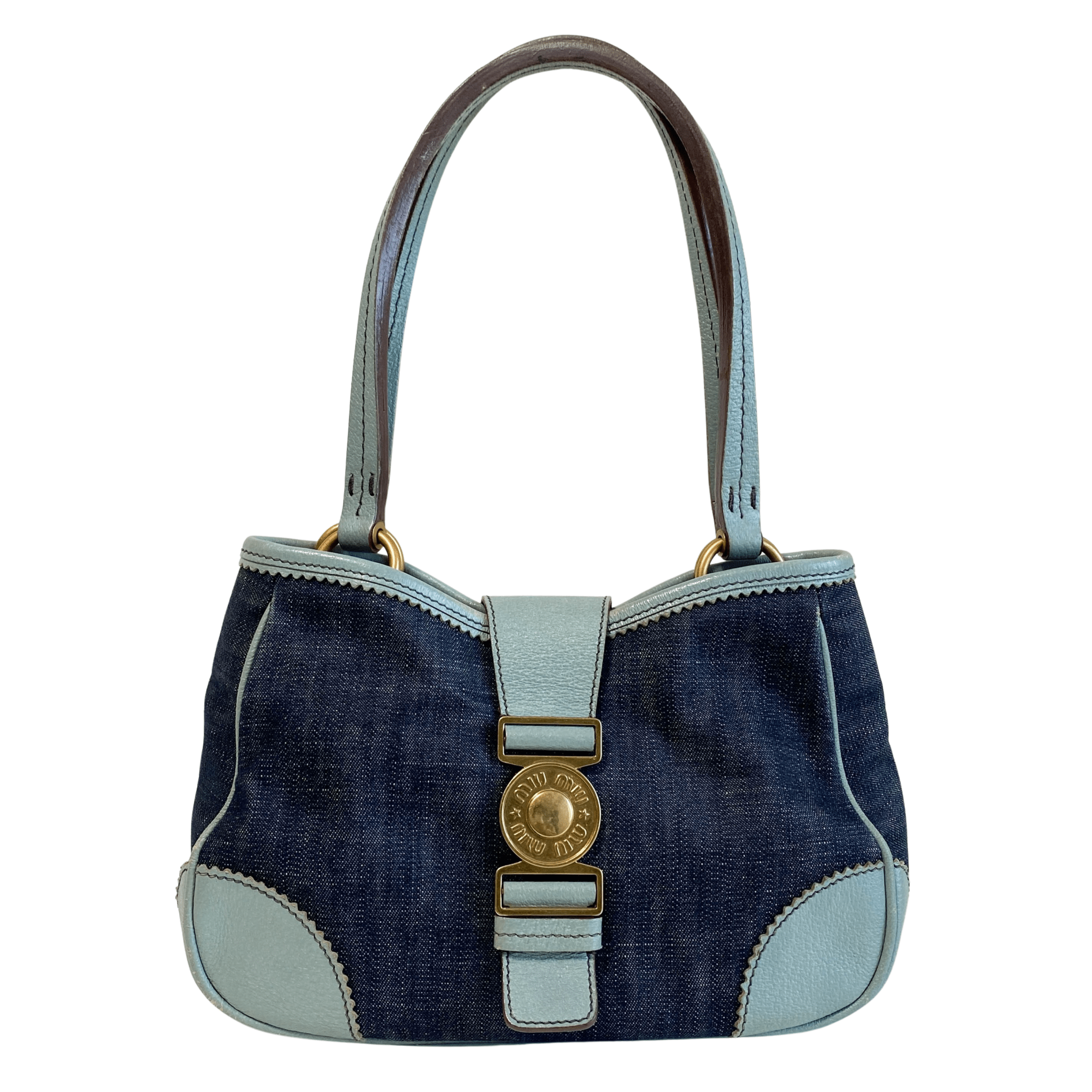 MIU MIU Archive Denim Shoulder Bag, in , Sold by HIVE PRELOVED - Shoulder Bags, ,