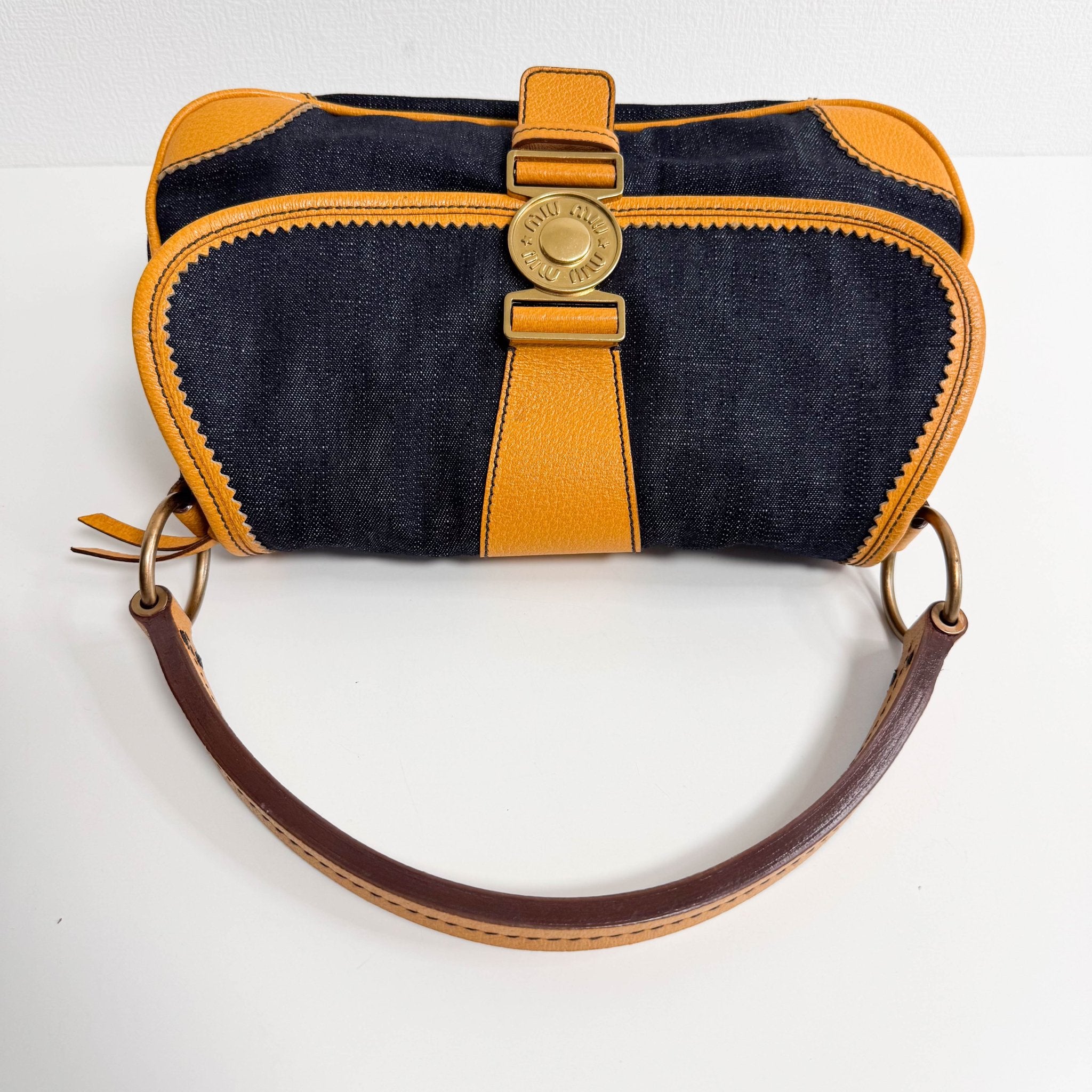 MIU MIU Archive Denim Shoulder Bag, in , Sold by HIVE PRELOVED - Shoulder Bags, ,