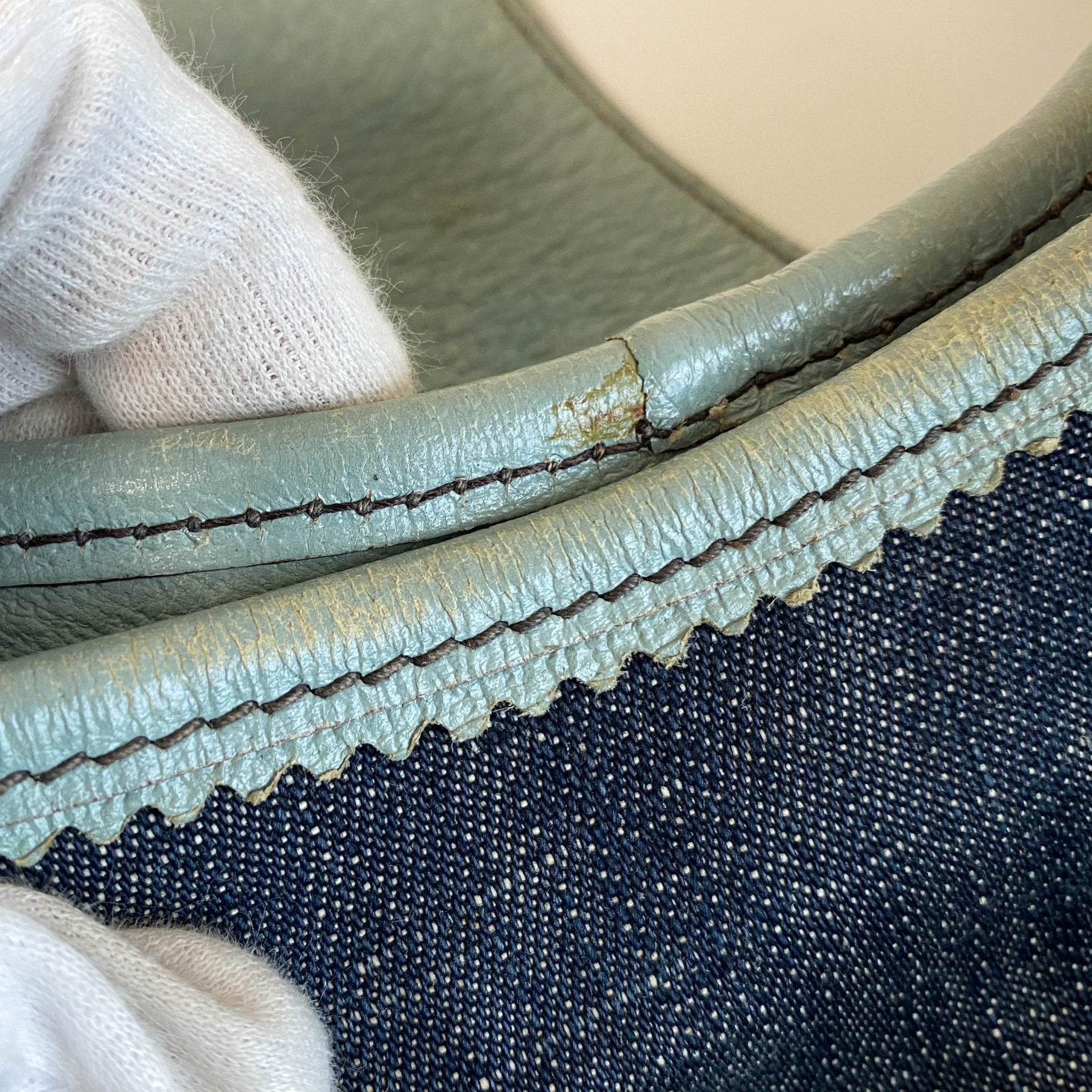 MIU MIU Archive Denim Shoulder Bag, in , Sold by HIVE PRELOVED - Shoulder Bags, ,