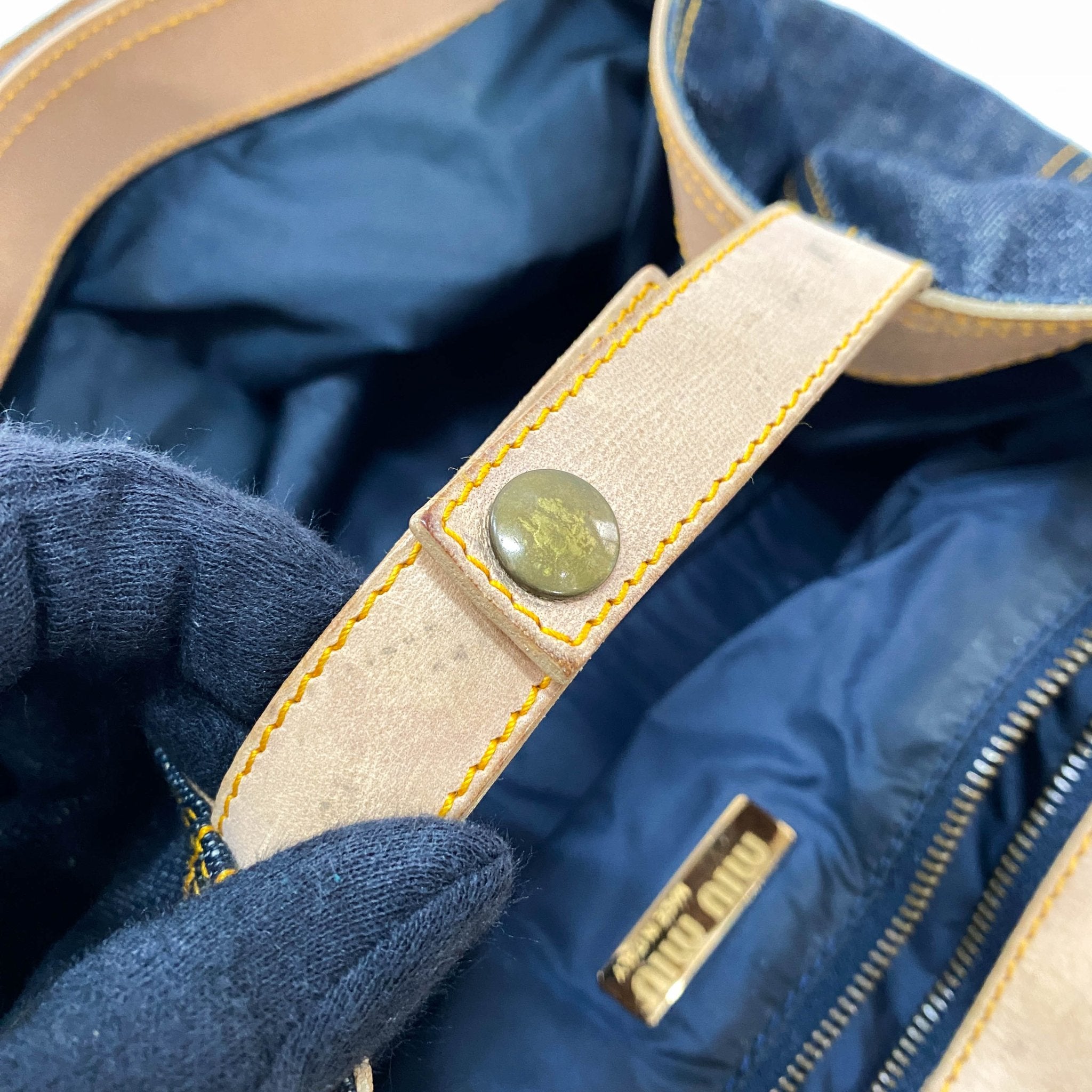 MIU MIU Archive Denim Tote Bag, in , Sold by HIVE PRELOVED - Totes, ,