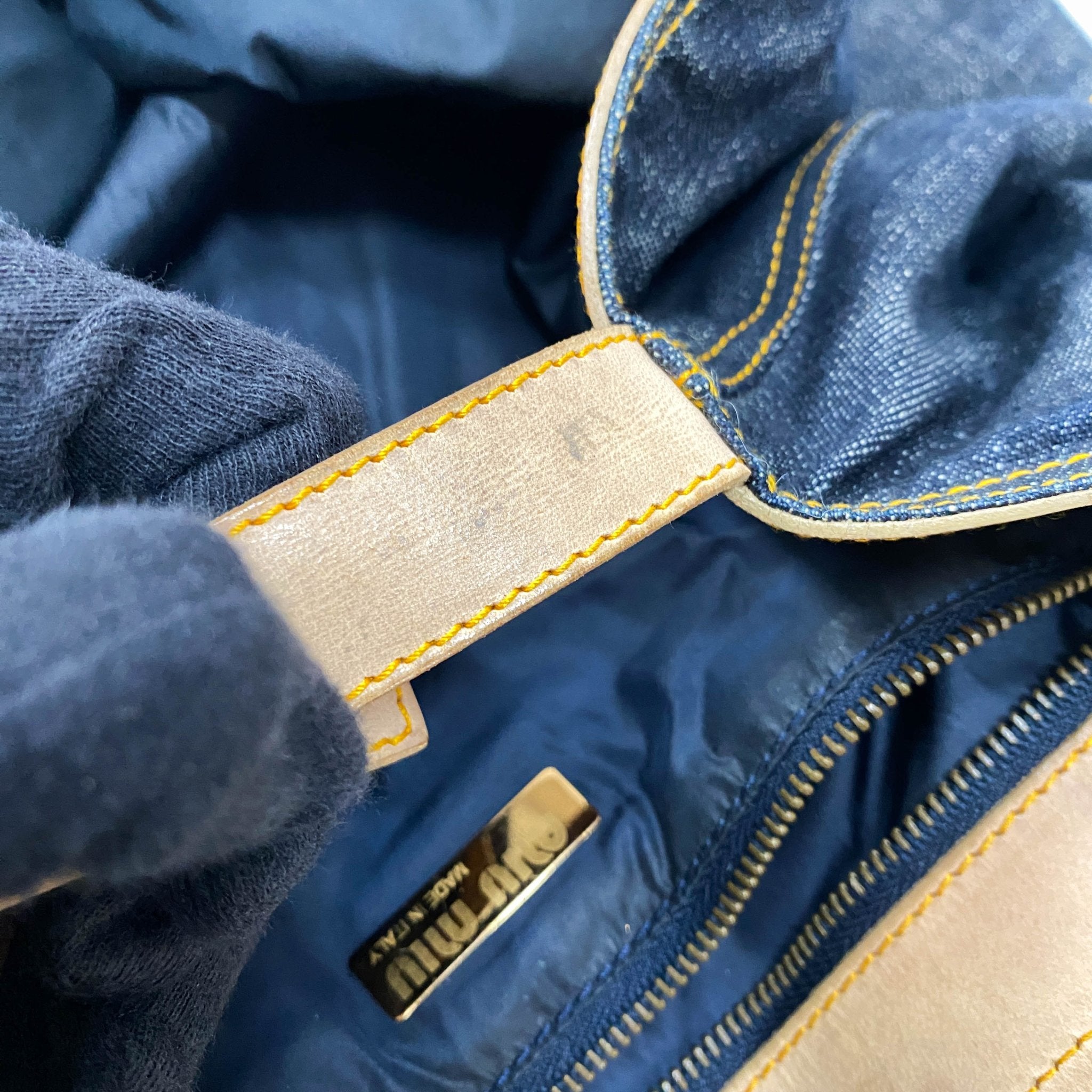 MIU MIU Archive Denim Tote Bag, in , Sold by HIVE PRELOVED - Totes, ,