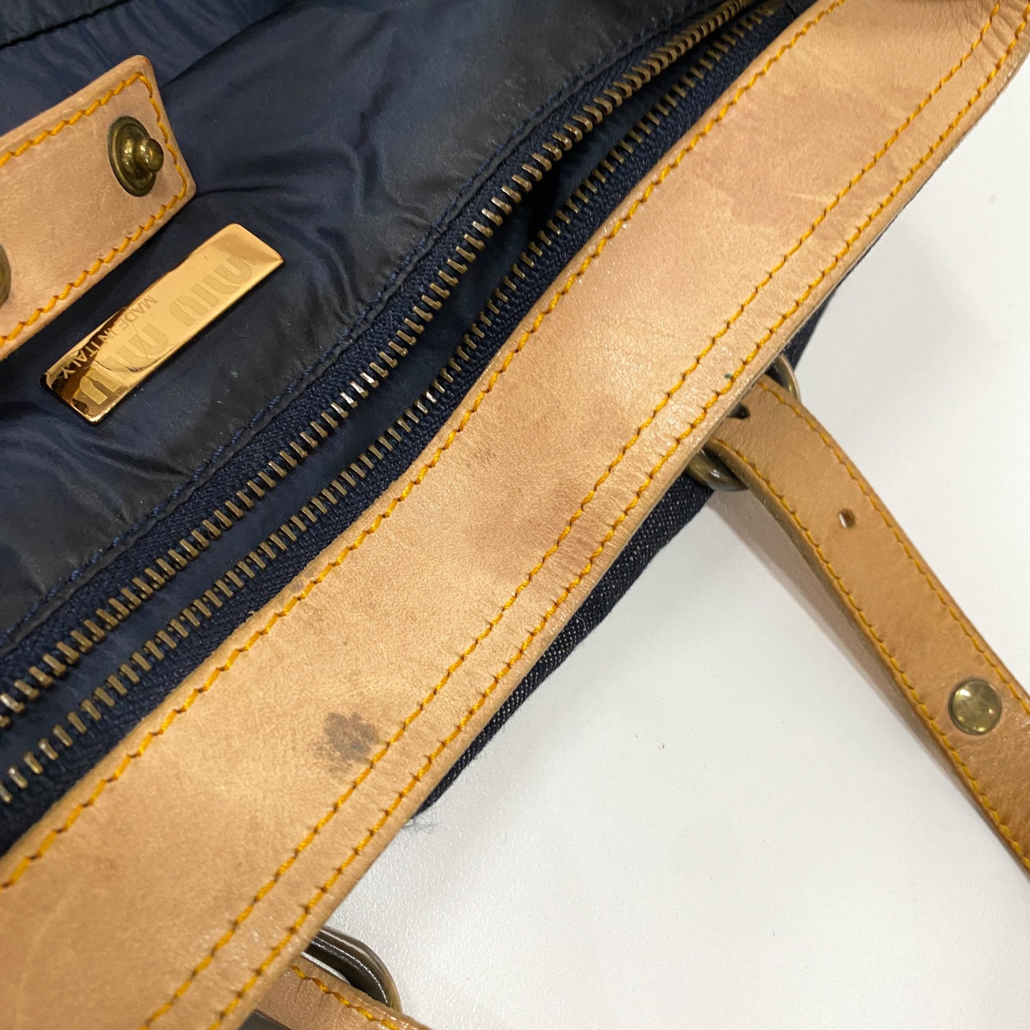 MIU MIU Archive Denim Tote Bag, in , Sold by HIVE PRELOVED - Totes, ,