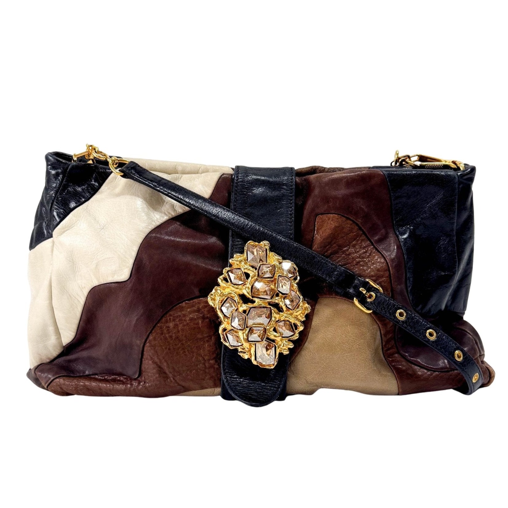 MIU MIU Archive Multi Colour Leather Shoulder Bag, in , Sold by HIVE PRELOVED - Shoulder Bags, ,