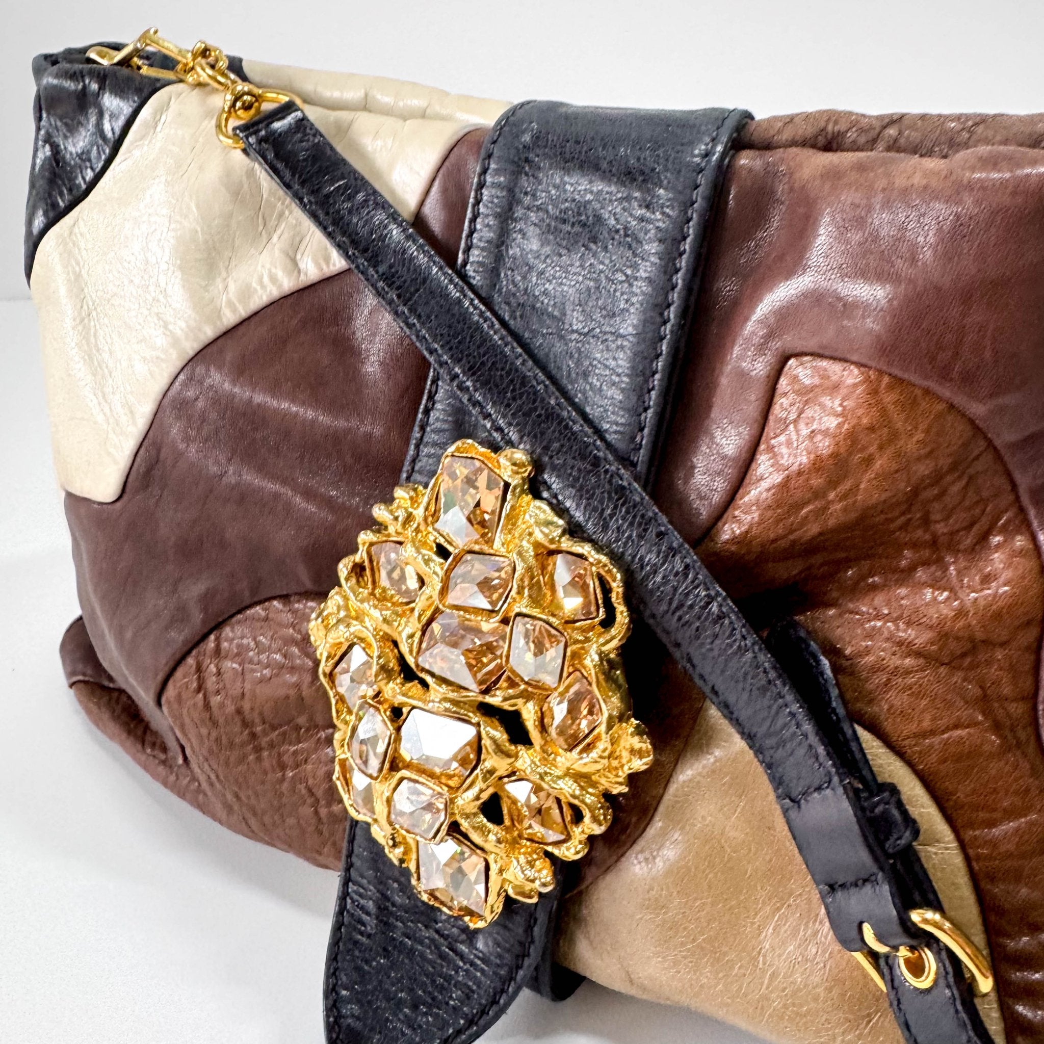 MIU MIU Archive Multi Colour Leather Shoulder Bag, in , Sold by HIVE PRELOVED - Shoulder Bags, ,