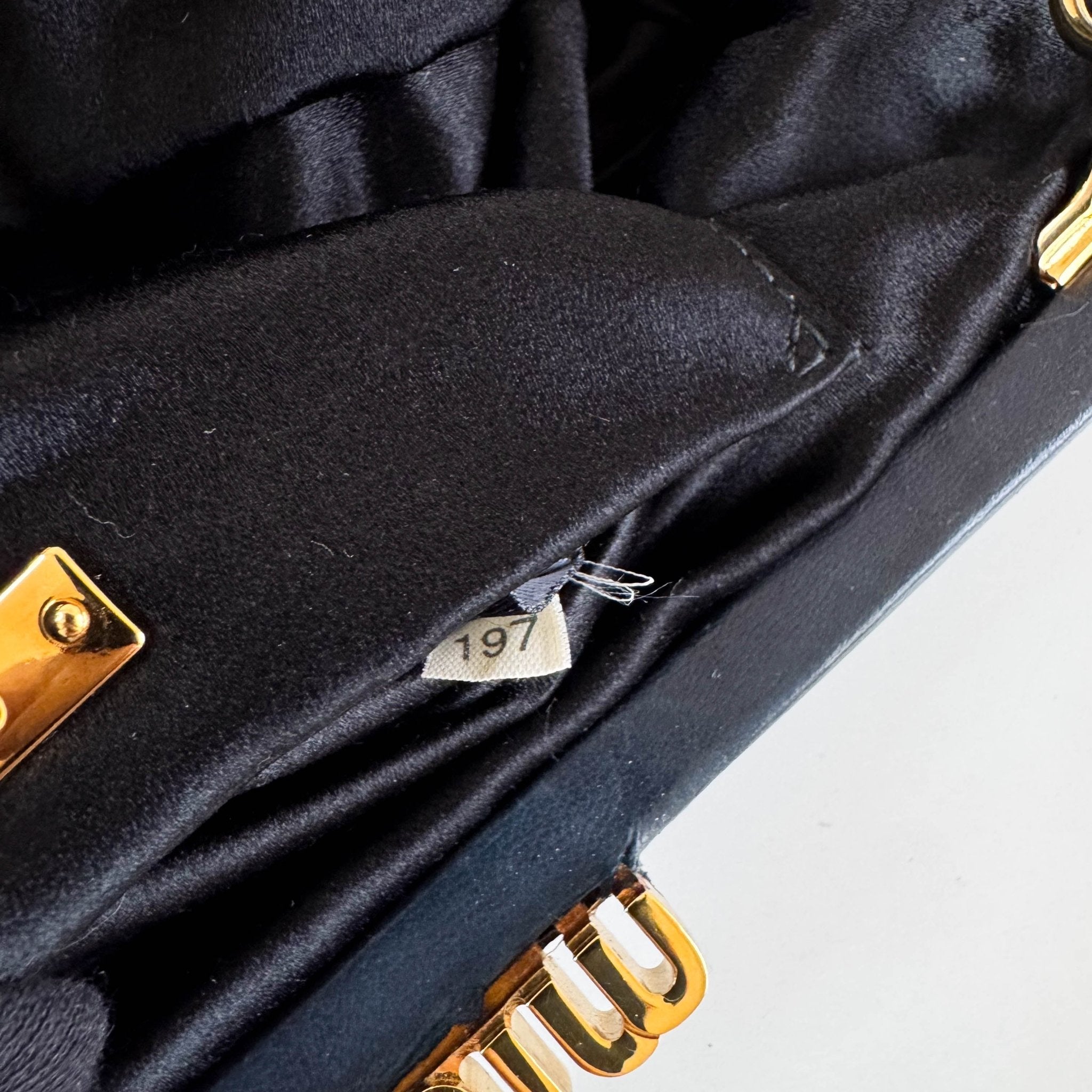 MIU MIU Archive Navy Leather Hobo Shoulder Bag, in , Sold by HIVE PRELOVED - Handle Bags, ,