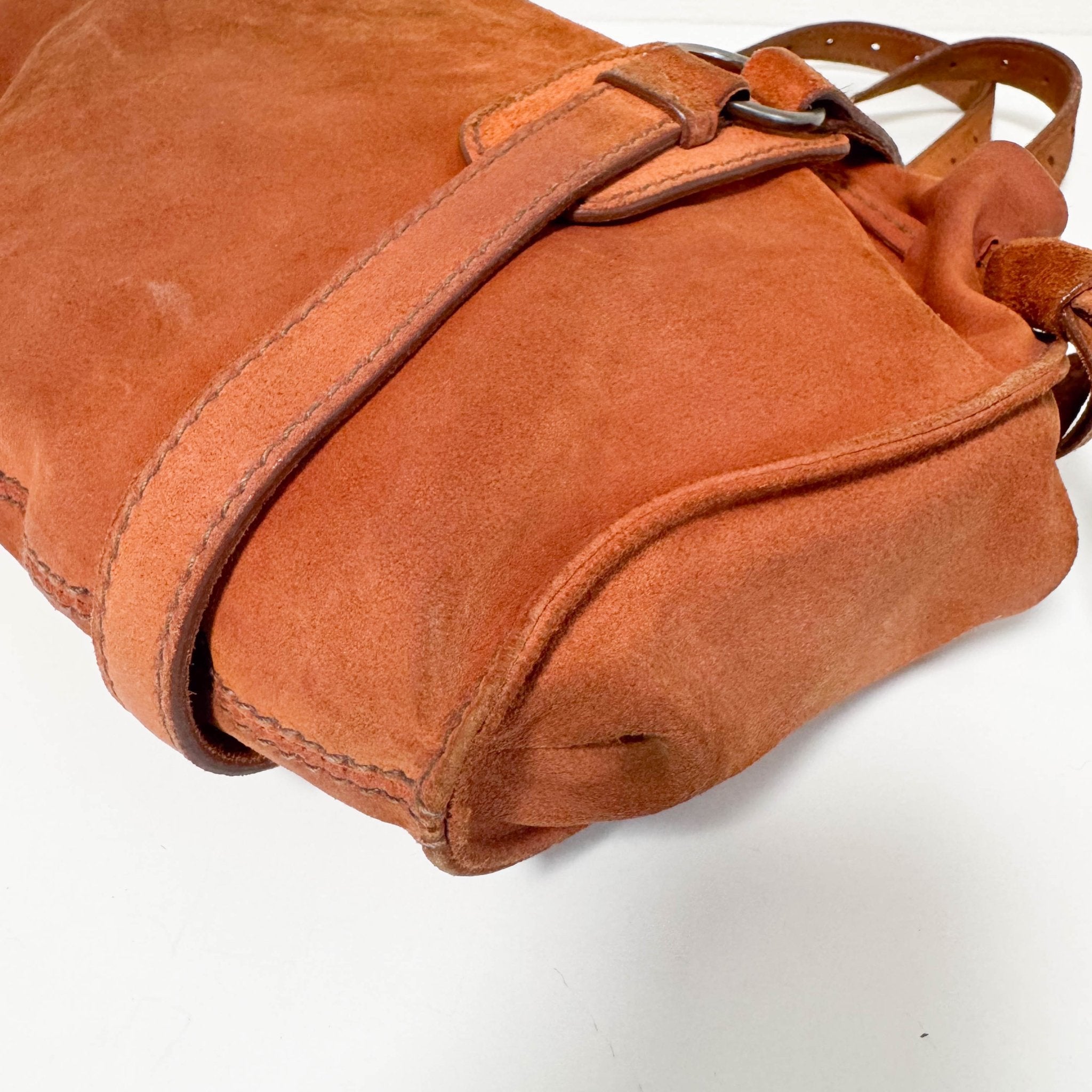 MIU MIU Archive Orange Suede Shoulder Bag, in , Sold by HIVE PRELOVED - Shoulder Bags, ,