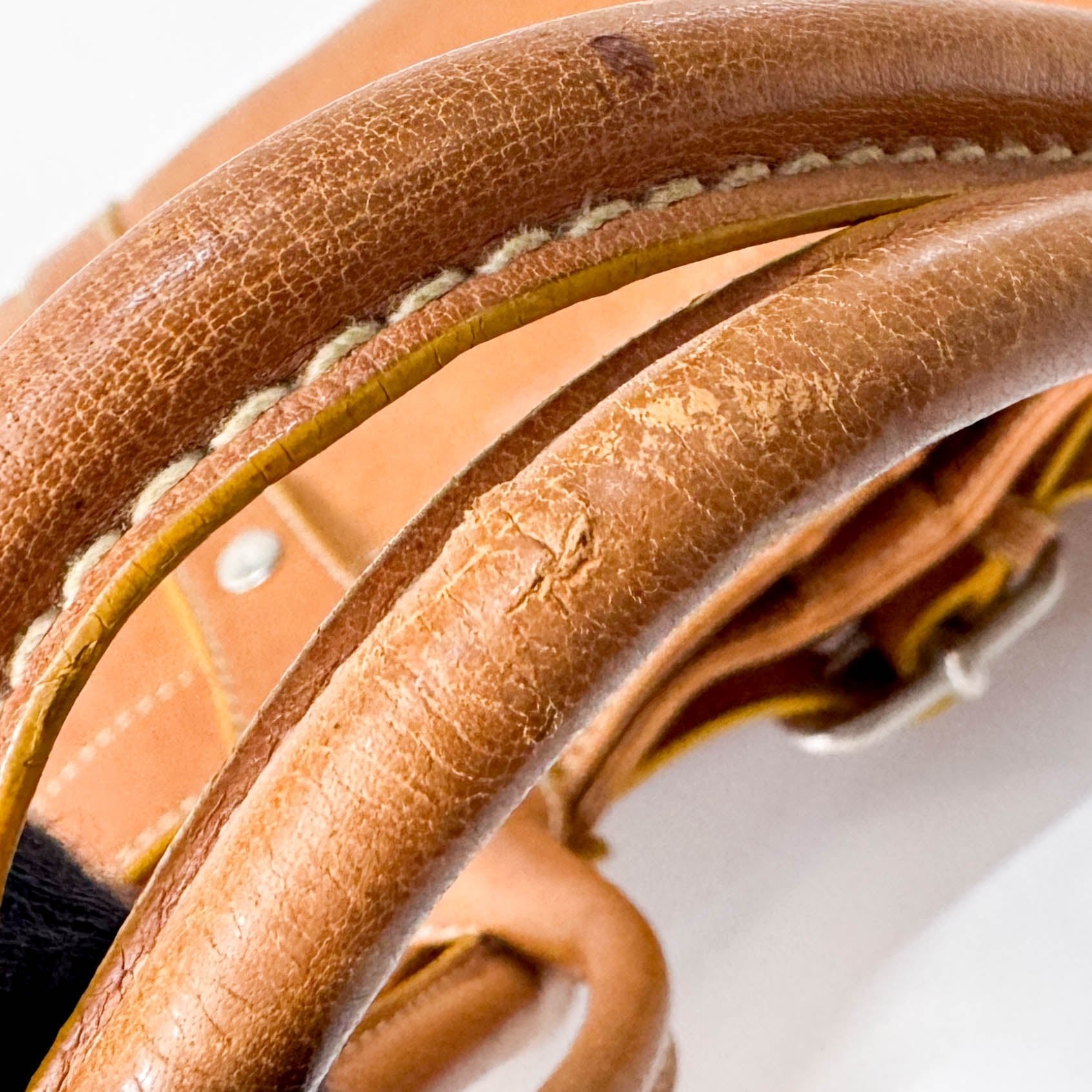 MIU MIU Belt Buckle Caramel Brown Leather Tote Shoulder Bag, in , Sold by HIVE PRELOVED - Shoulder Bags, ,