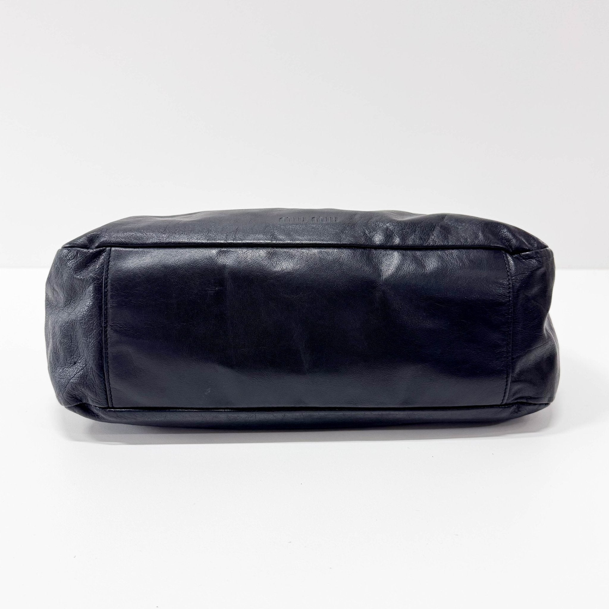 MIU MIU Black Leather Shoulder Bag, in , Sold by HIVE PRELOVED - Shoulder Bags, ,