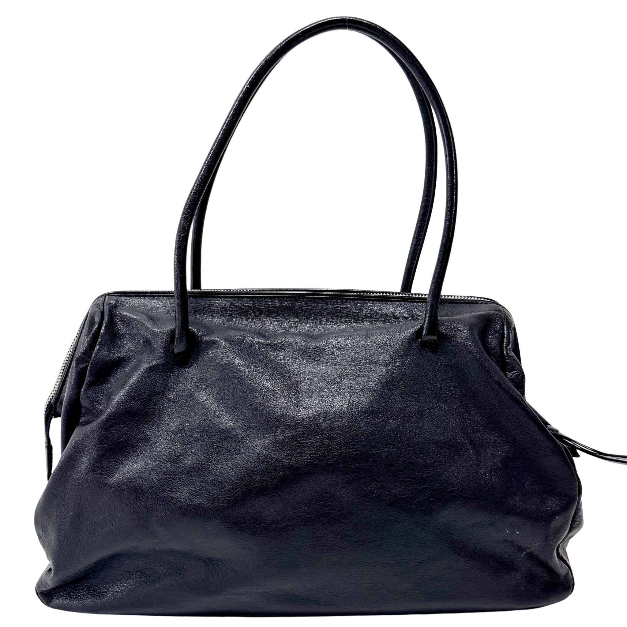 MIU MIU Black Leather Shoulder Bag, in , Sold by HIVE PRELOVED - Shoulder Bags, ,