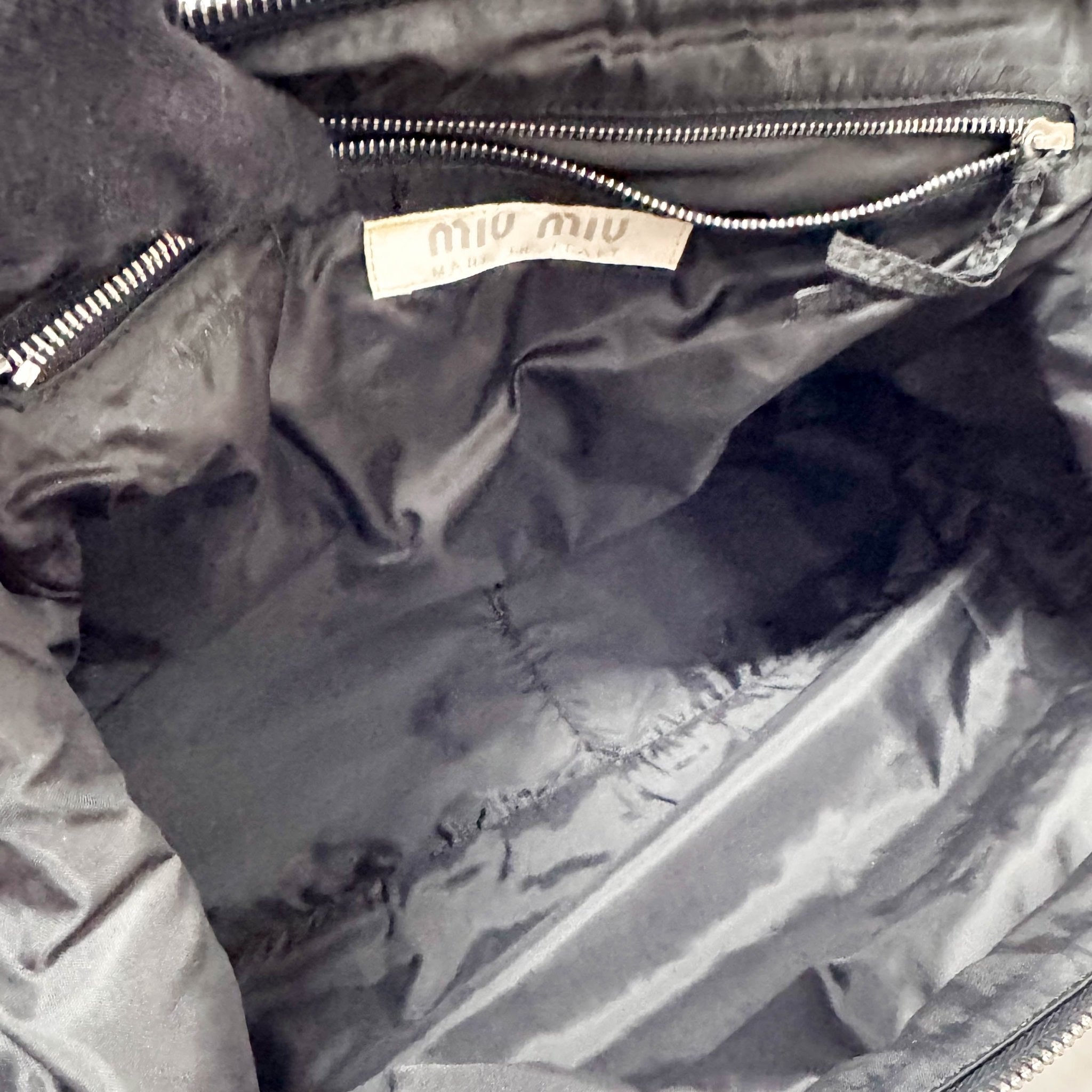 MIU MIU Black Leather Shoulder Bag, in , Sold by HIVE PRELOVED - Shoulder Bags, ,