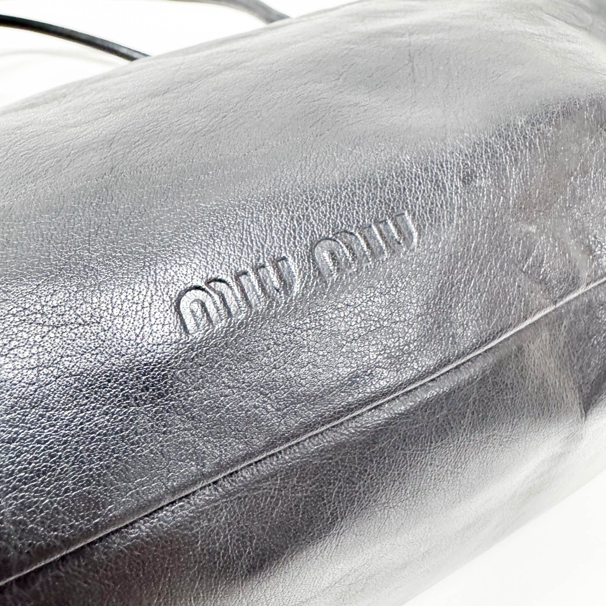 MIU MIU Black Leather Shoulder Bag, in , Sold by HIVE PRELOVED - Shoulder Bags, ,