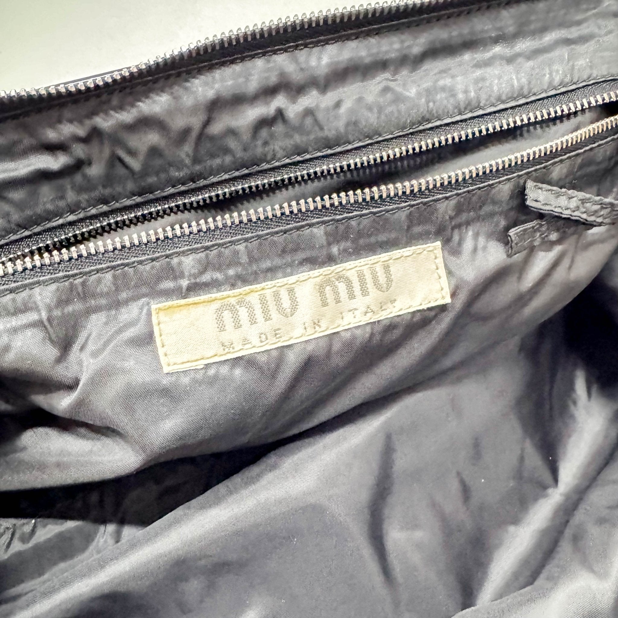 MIU MIU Black Leather Shoulder Bag, in , Sold by HIVE PRELOVED - Shoulder Bags, ,