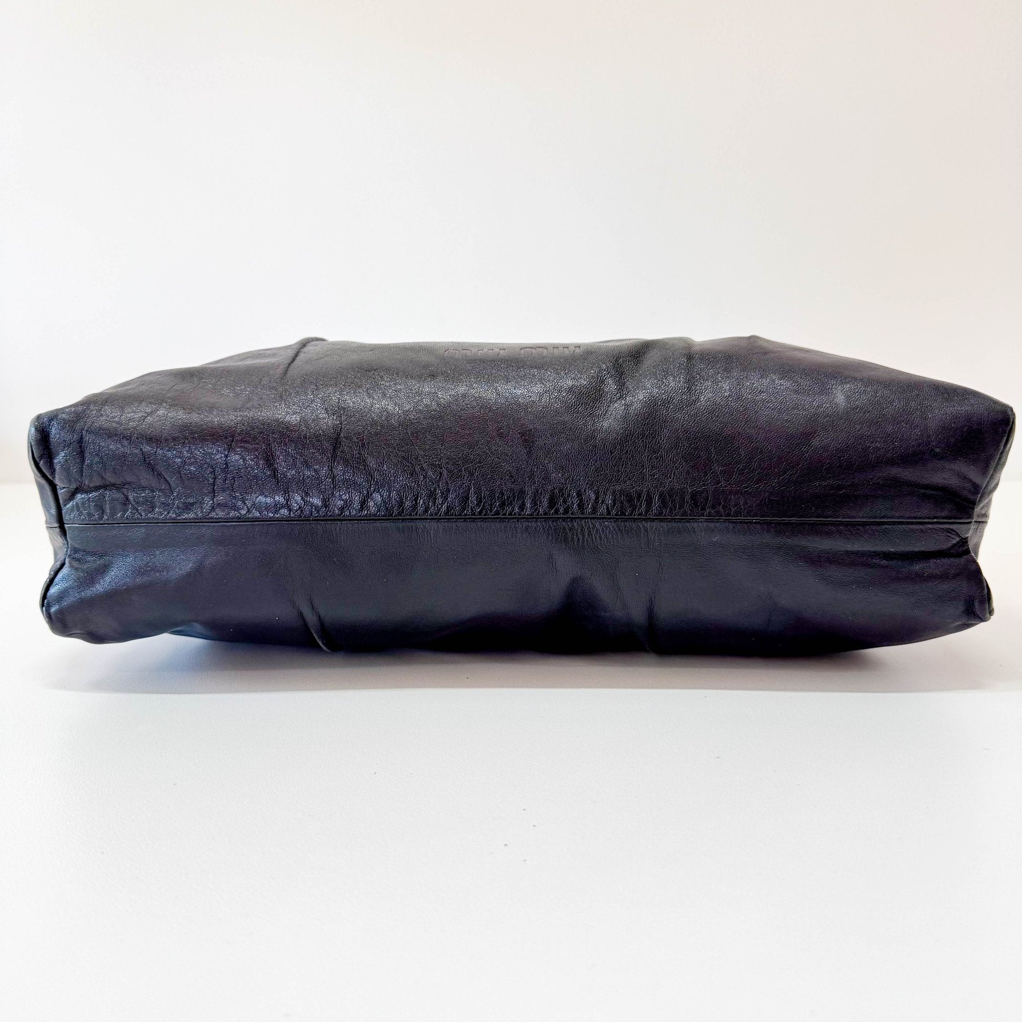 MIU MIU Black Leather Thin Handle Shoulder Bag, in , Sold by HIVE PRELOVED - Shoulder Bags, ,