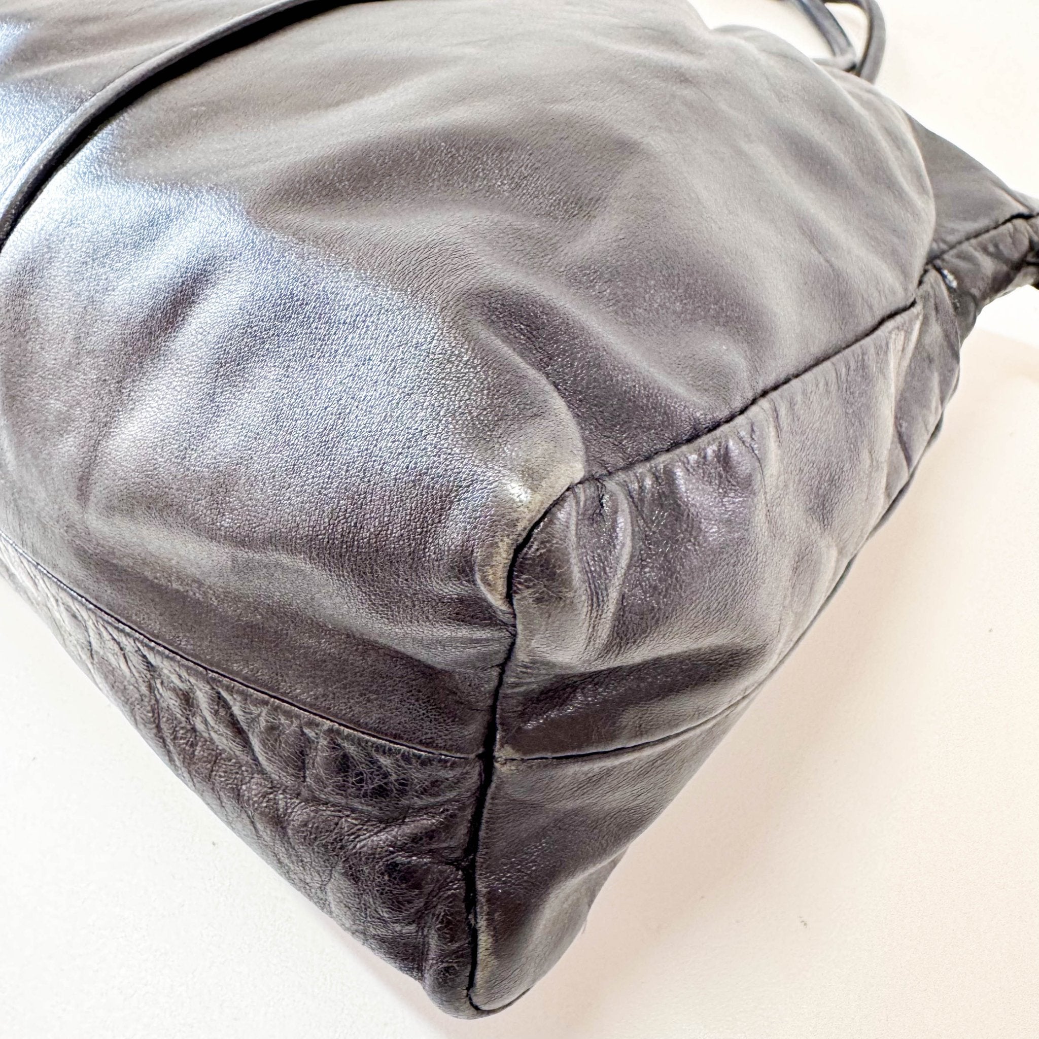 MIU MIU Black Leather Thin Handle Shoulder Bag, in , Sold by HIVE PRELOVED - Shoulder Bags, ,