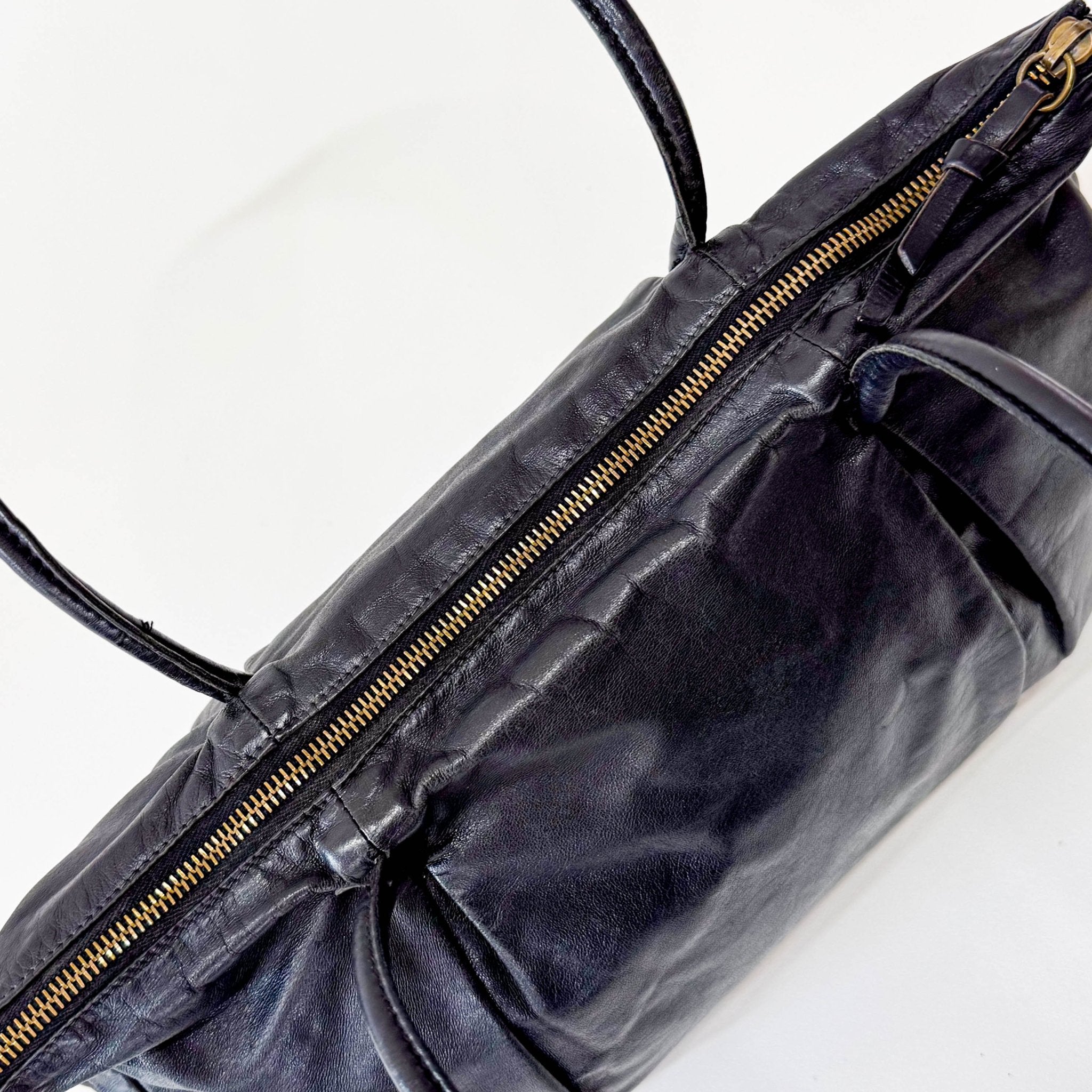 MIU MIU Black Leather Thin Handle Shoulder Bag, in , Sold by HIVE PRELOVED - Shoulder Bags, ,