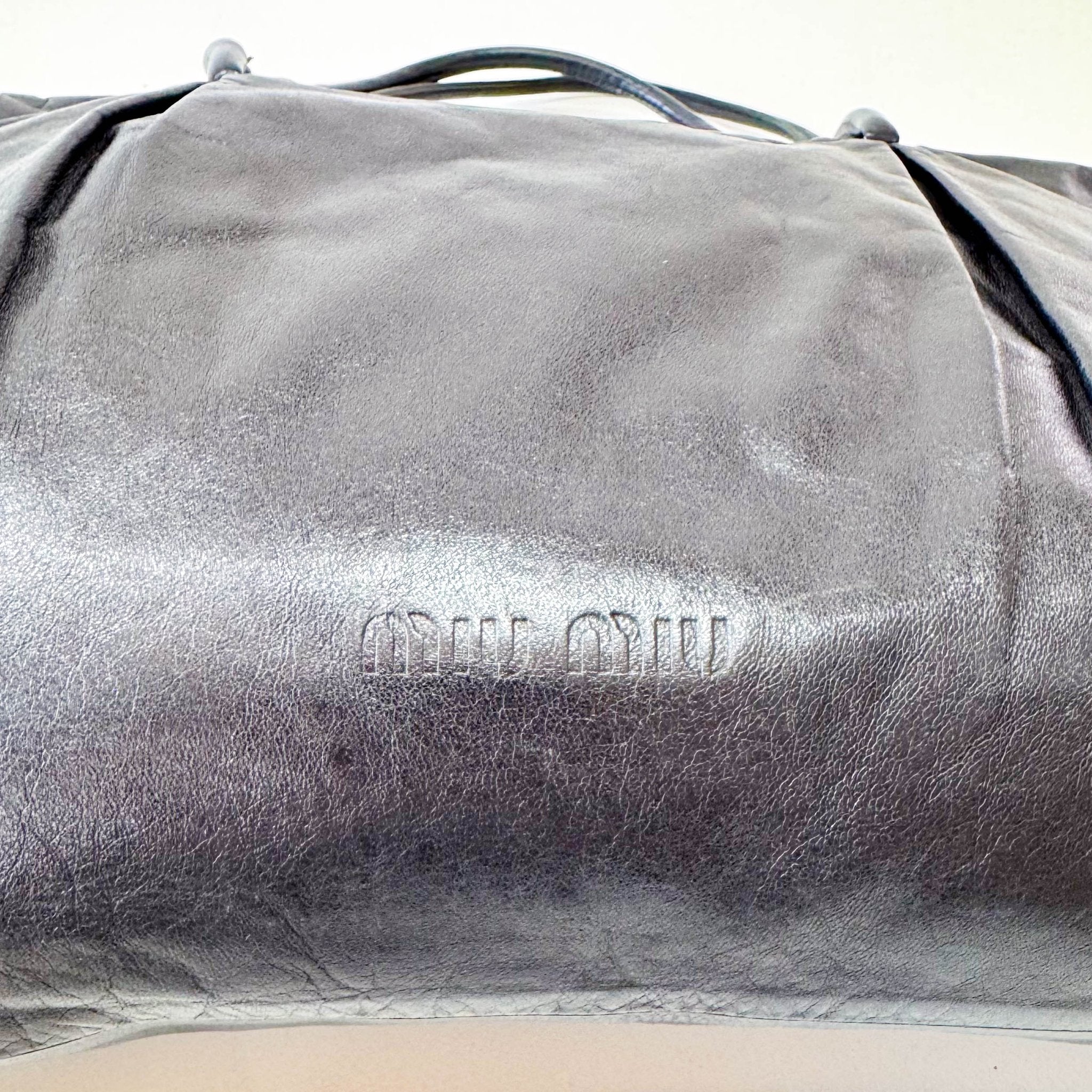 MIU MIU Black Leather Thin Handle Shoulder Bag, in , Sold by HIVE PRELOVED - Shoulder Bags, ,