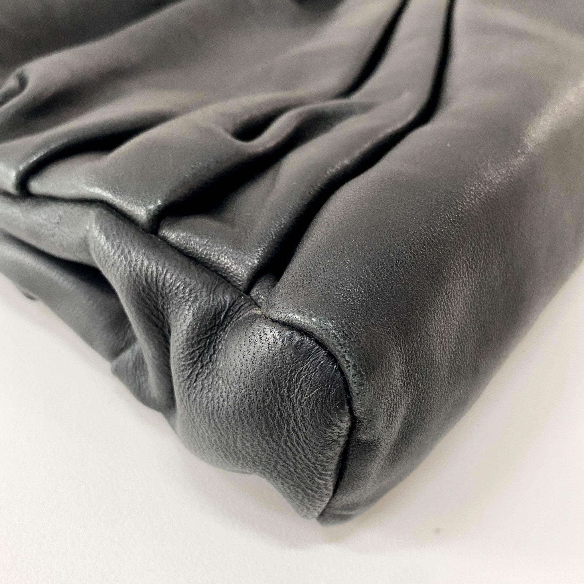 MIU MIU Black Nappa Leather Evening Clutch Bag, in , Sold by HIVE PRELOVED - Clutch bags, ,