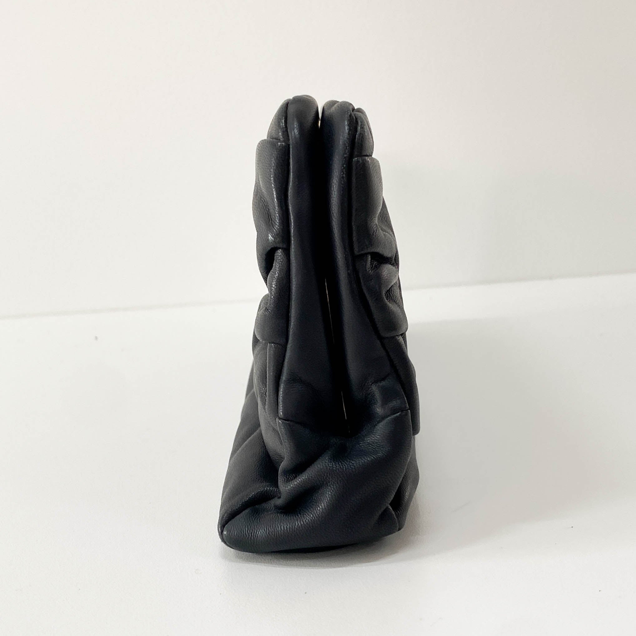 MIU MIU Black Nappa Leather Evening Clutch Bag, in , Sold by HIVE PRELOVED - Clutch bags, ,