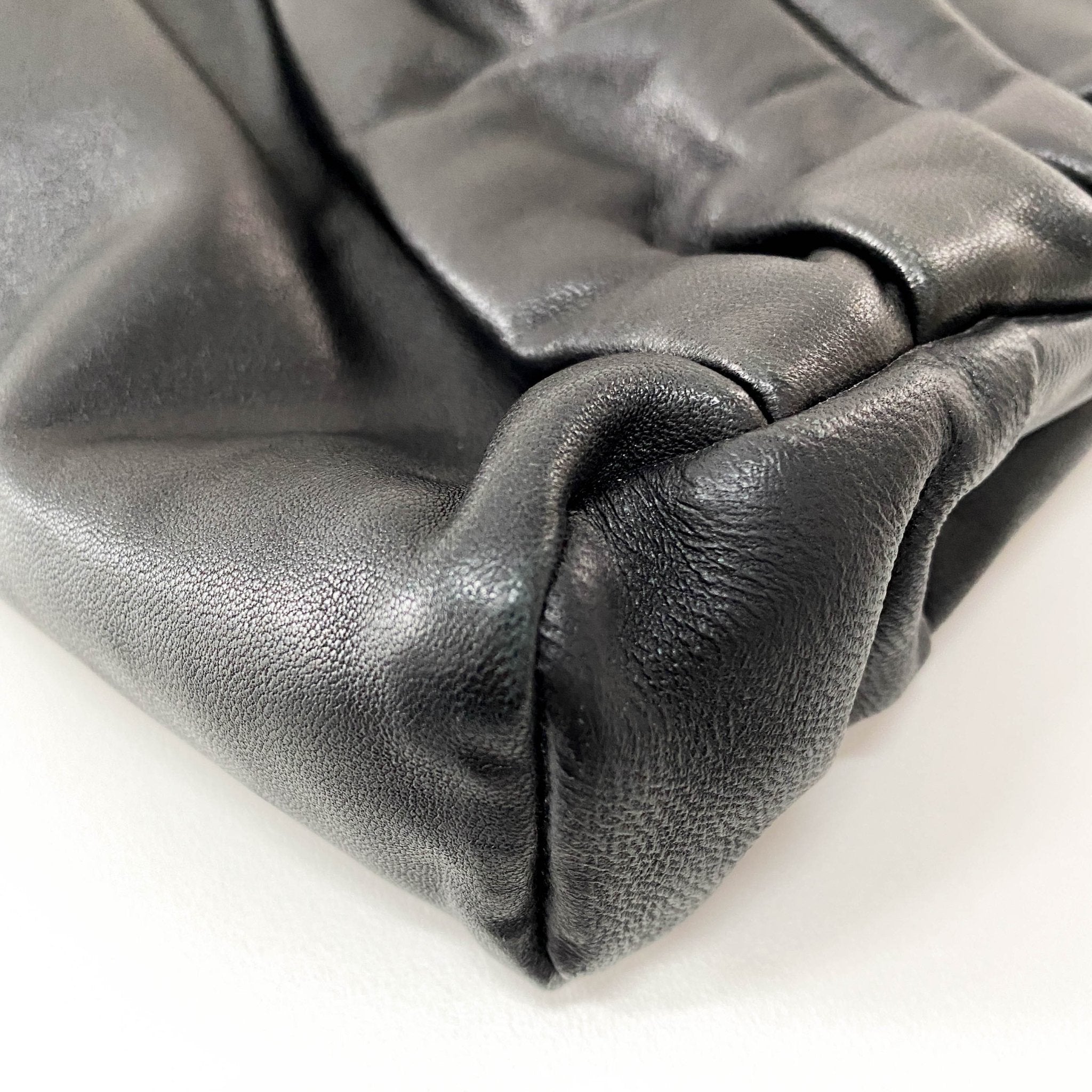 MIU MIU Black Nappa Leather Evening Clutch Bag, in , Sold by HIVE PRELOVED - Clutch bags, ,