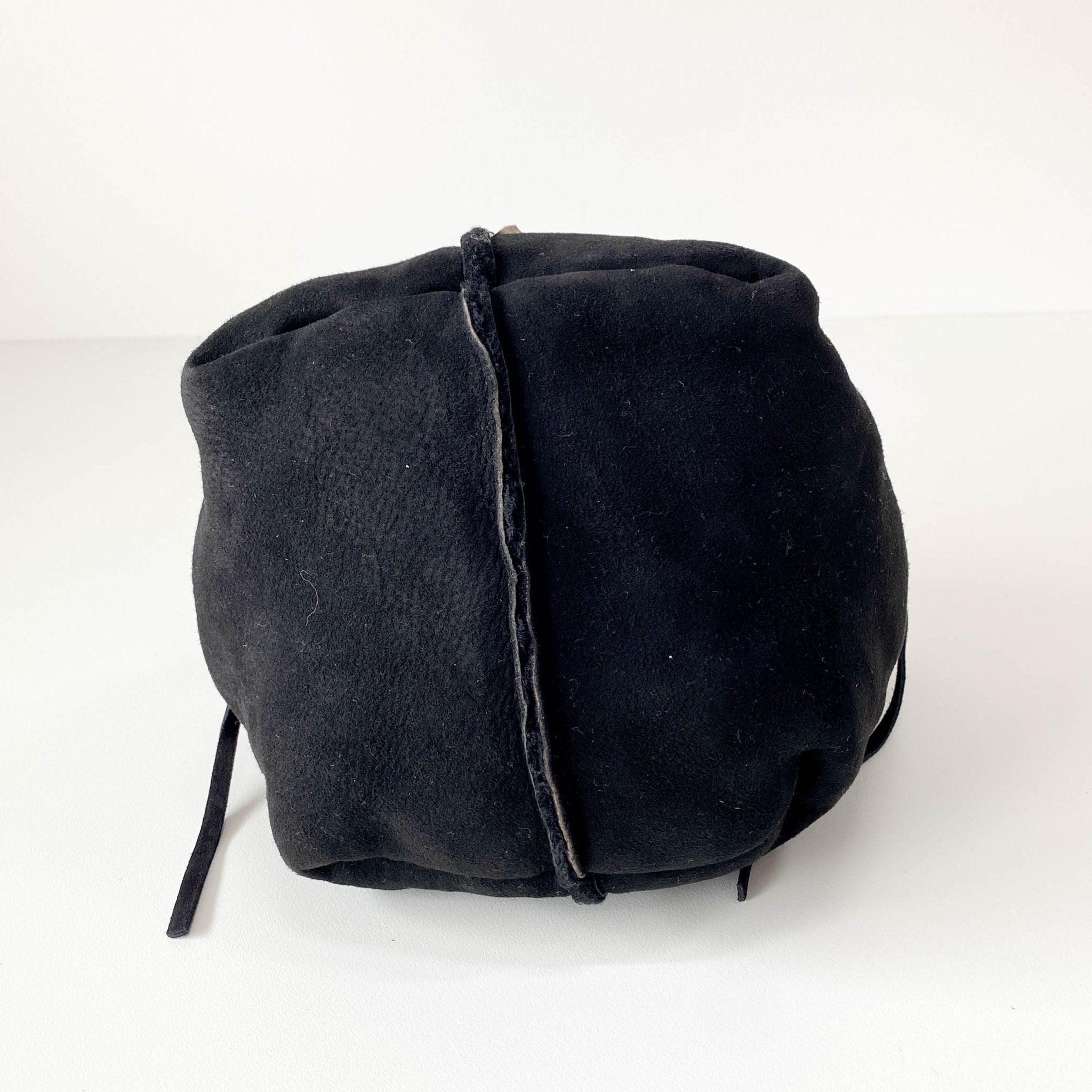 MIU MIU Black Suede with Soft Lining Interior Handle Bag, in , Sold by HIVE PRELOVED - Handle Bags, ,