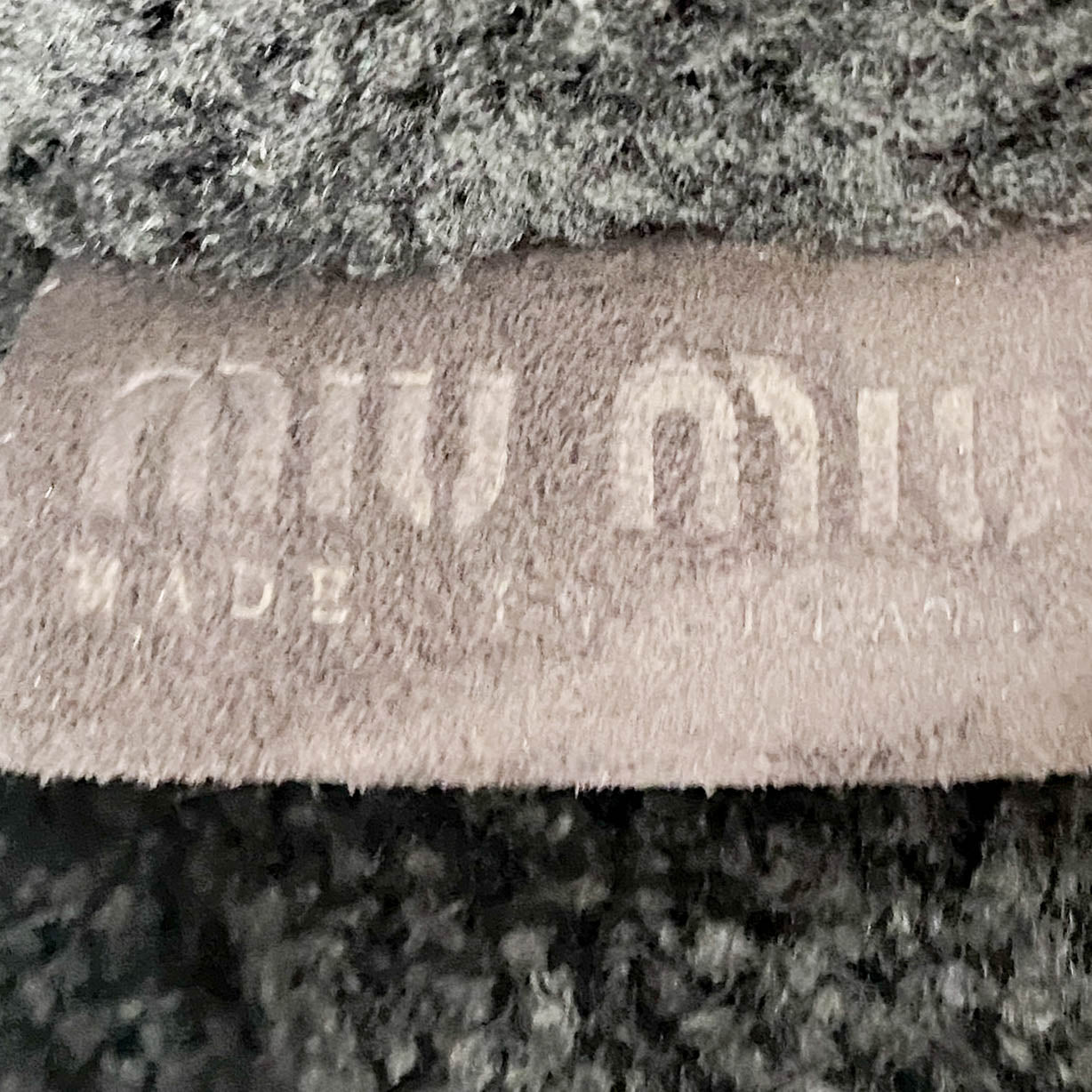 MIU MIU Black Suede with Soft Lining Interior Handle Bag, in , Sold by HIVE PRELOVED - Handle Bags, ,