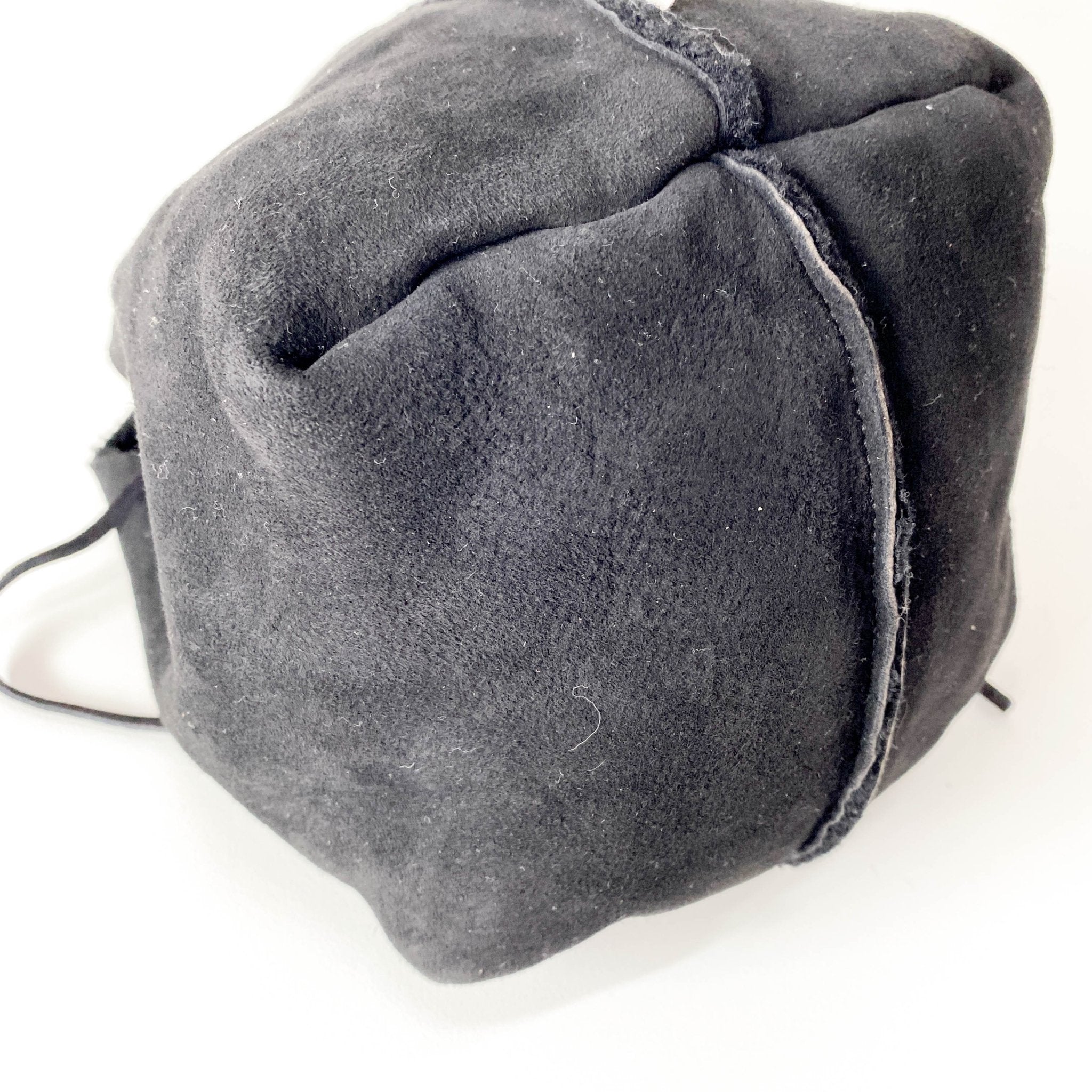 MIU MIU Black Suede with Soft Lining Interior Handle Bag, in , Sold by HIVE PRELOVED - Handle Bags, ,