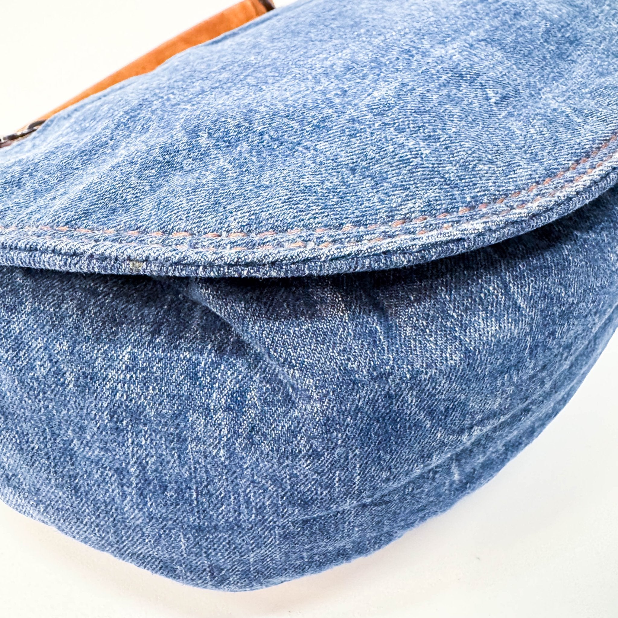 MIU MIU Blue Denim & Leopard Pony Hair Print Shoulder Bag, in , Sold by HIVE PRELOVED - Shoulder Bags, ,