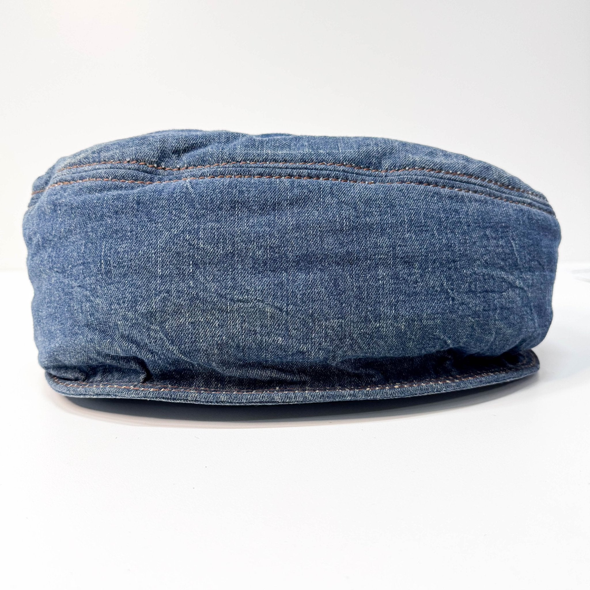 MIU MIU Blue Denim & Leopard Pony Hair Print Shoulder Bag, in , Sold by HIVE PRELOVED - Shoulder Bags, ,