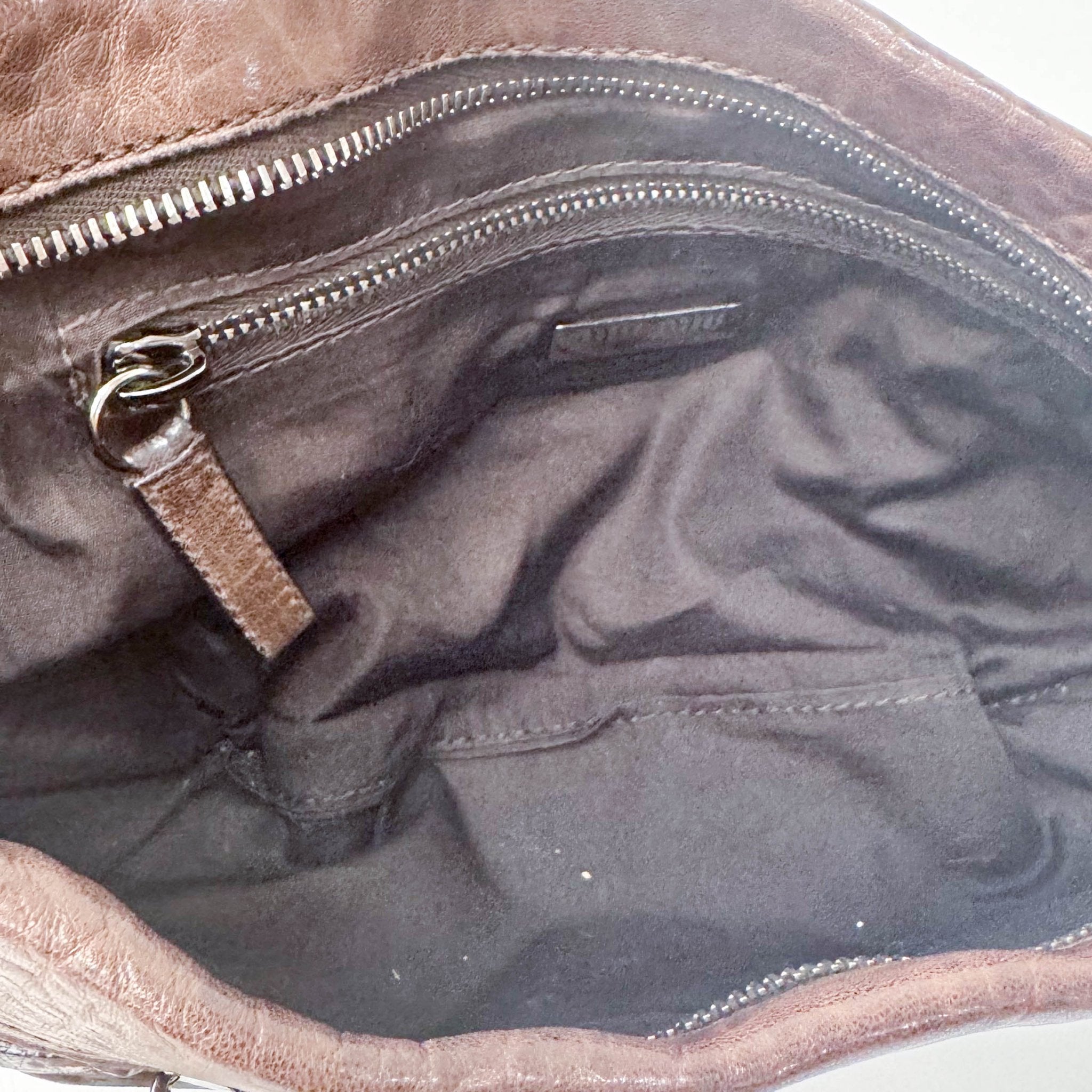 MIU MIU Brown Leather Plastic Chain Shoulder Bag, in , Sold by HIVE PRELOVED - Shoulder Bags, ,