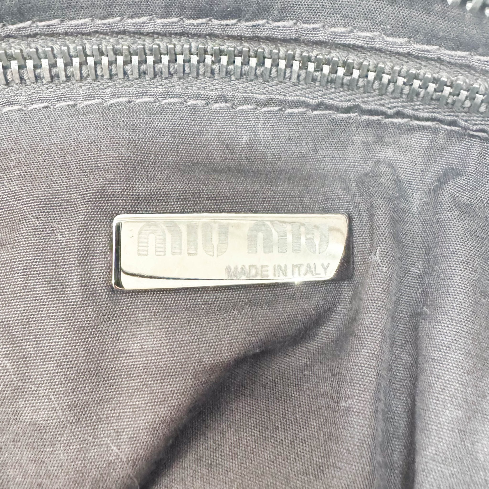 MIU MIU Brown Leather Plastic Chain Shoulder Bag, in , Sold by HIVE PRELOVED - Shoulder Bags, ,