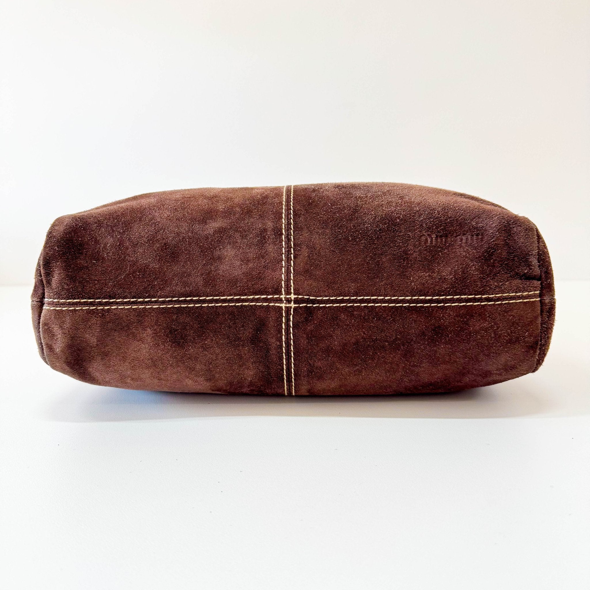 MIU MIU Brown Leather Shoulder Bag, in , Sold by HIVE PRELOVED - Shoulder Bags, ,