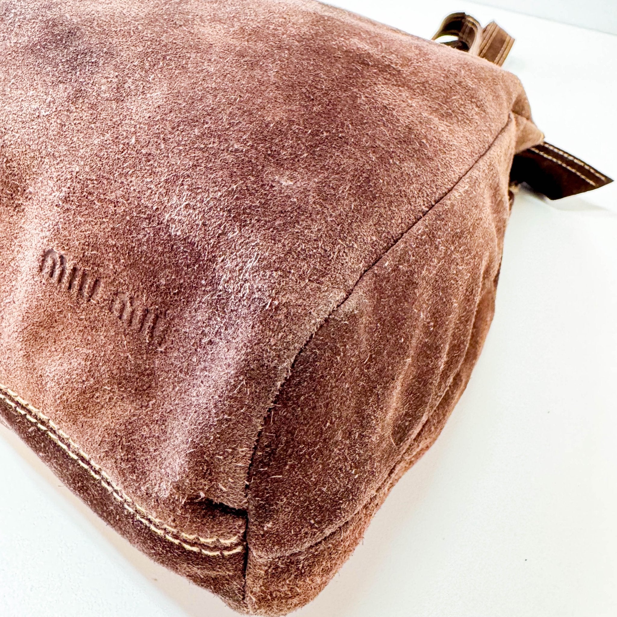 MIU MIU Brown Leather Shoulder Bag, in , Sold by HIVE PRELOVED - Shoulder Bags, ,