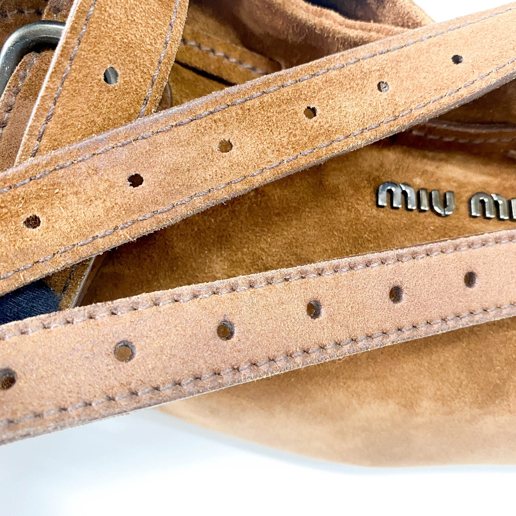 MIU MIU Brown Suede Shoulder Bag, in , Sold by HIVE PRELOVED - Shoulder Bags, ,