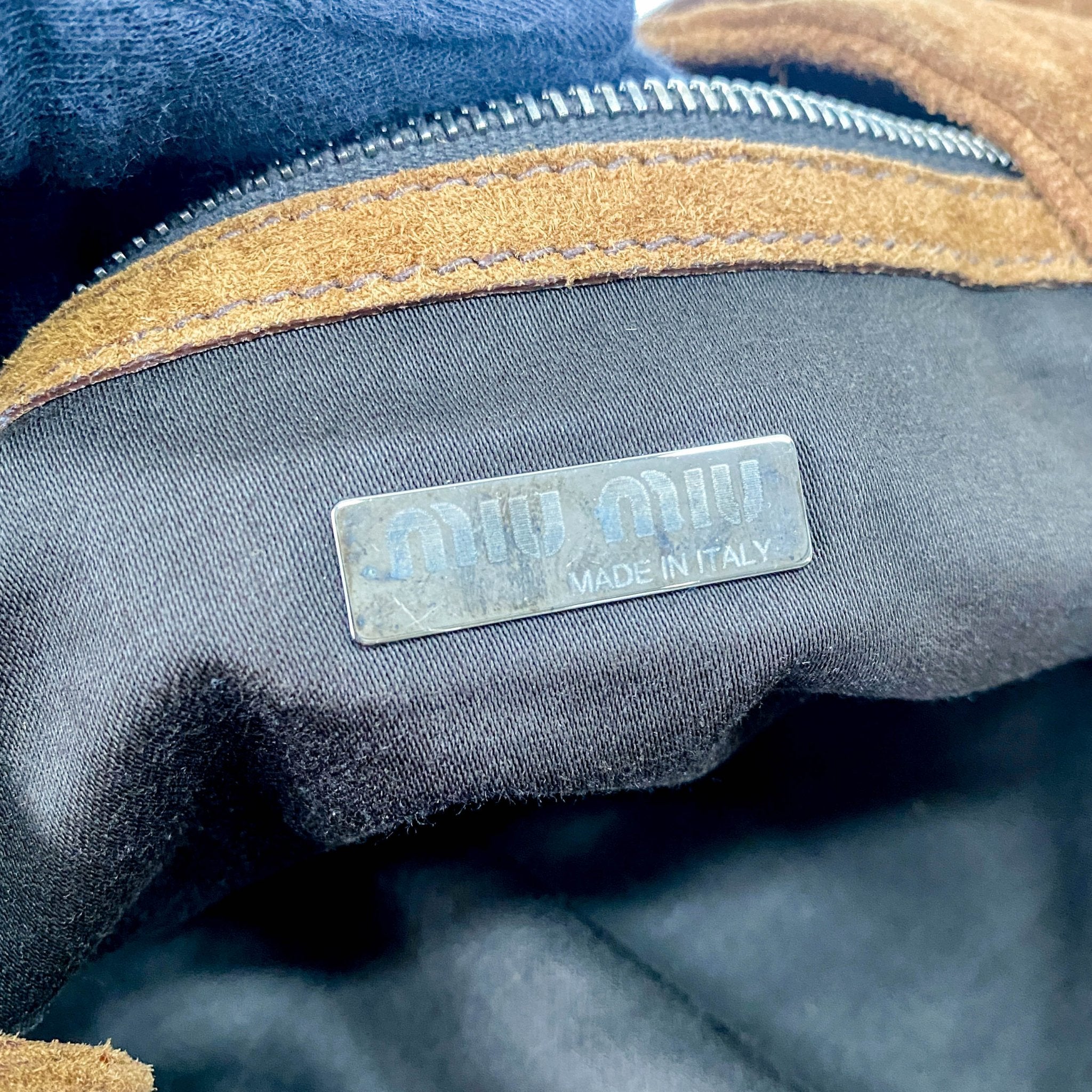 MIU MIU Brown Suede Shoulder Bag, in , Sold by HIVE PRELOVED - Shoulder Bags, ,