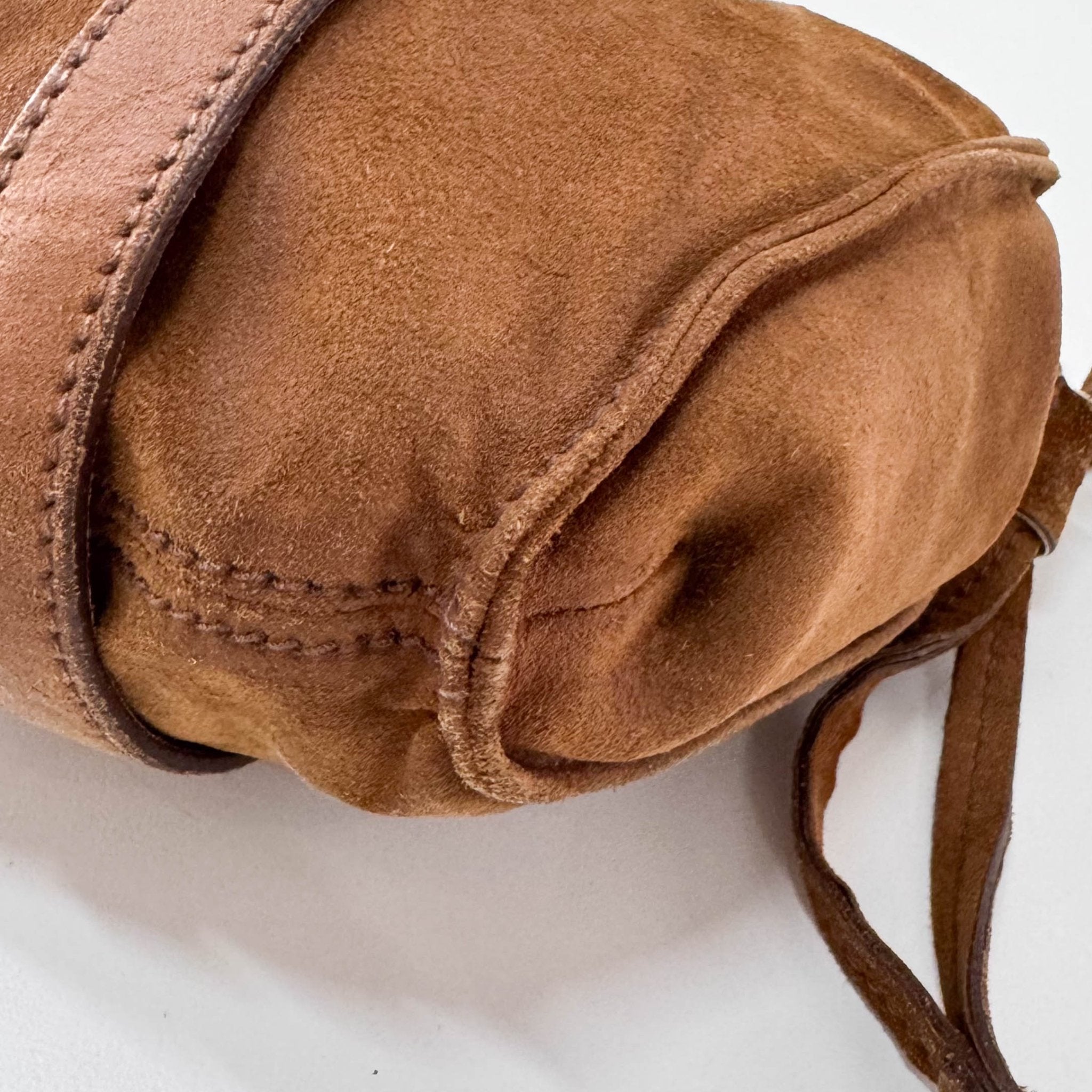 MIU MIU Brown Suede Shoulder Bag, in , Sold by HIVE PRELOVED - Shoulder Bags, ,