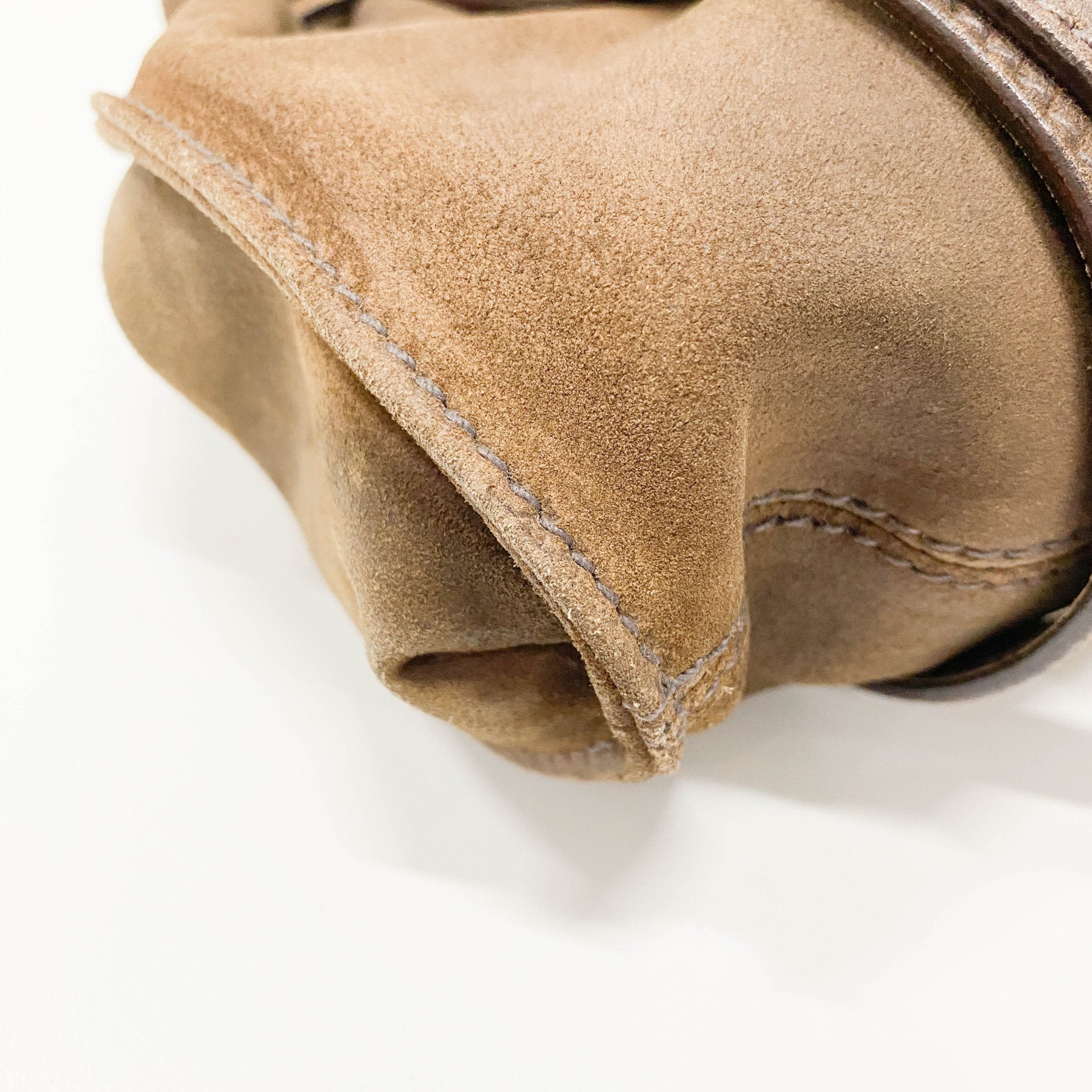 MIU MIU Brown Suede Shoulder Bag, in , Sold by HIVE PRELOVED - Shoulder Bags, ,