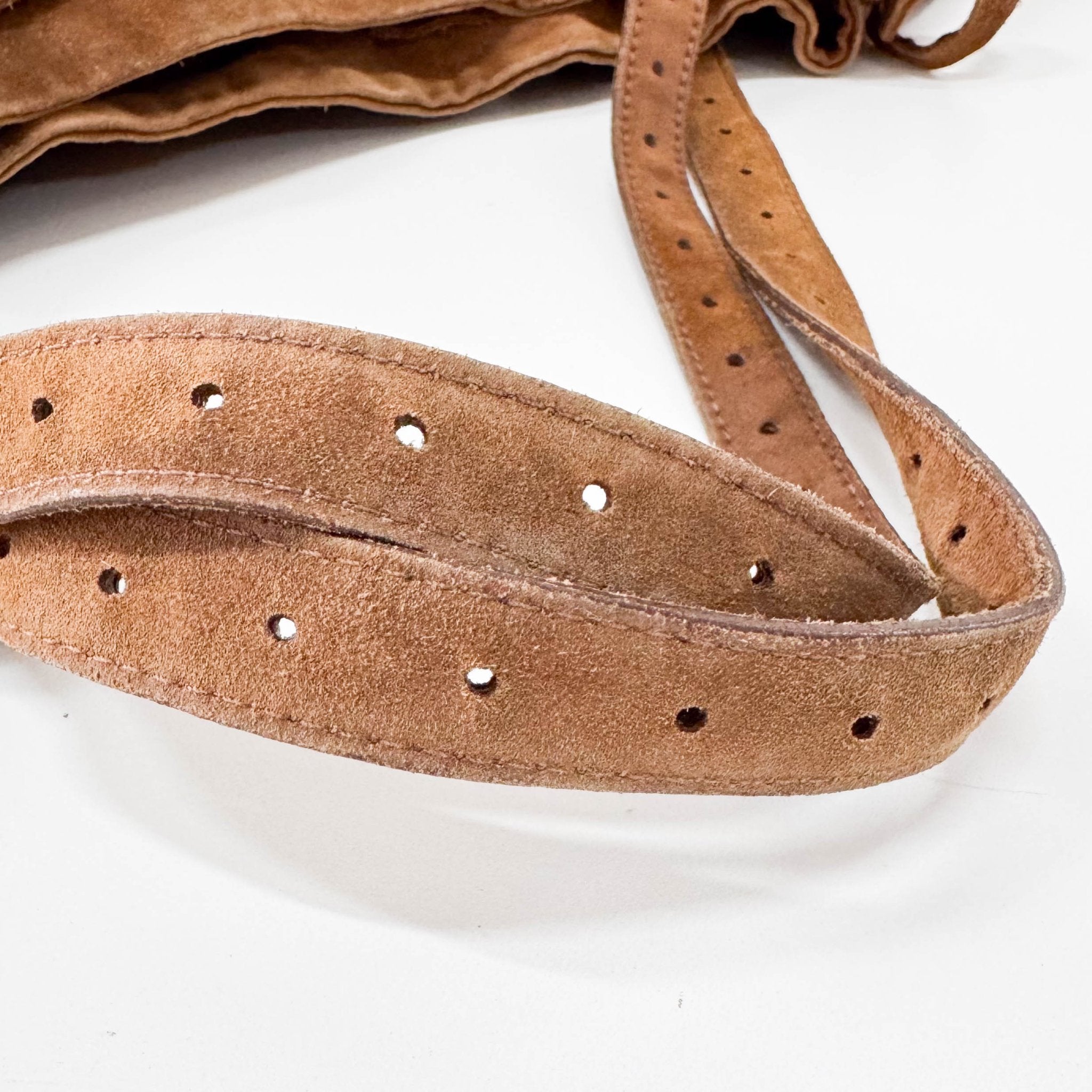 MIU MIU Brown Suede Shoulder Bag, in , Sold by HIVE PRELOVED - Shoulder Bags, ,