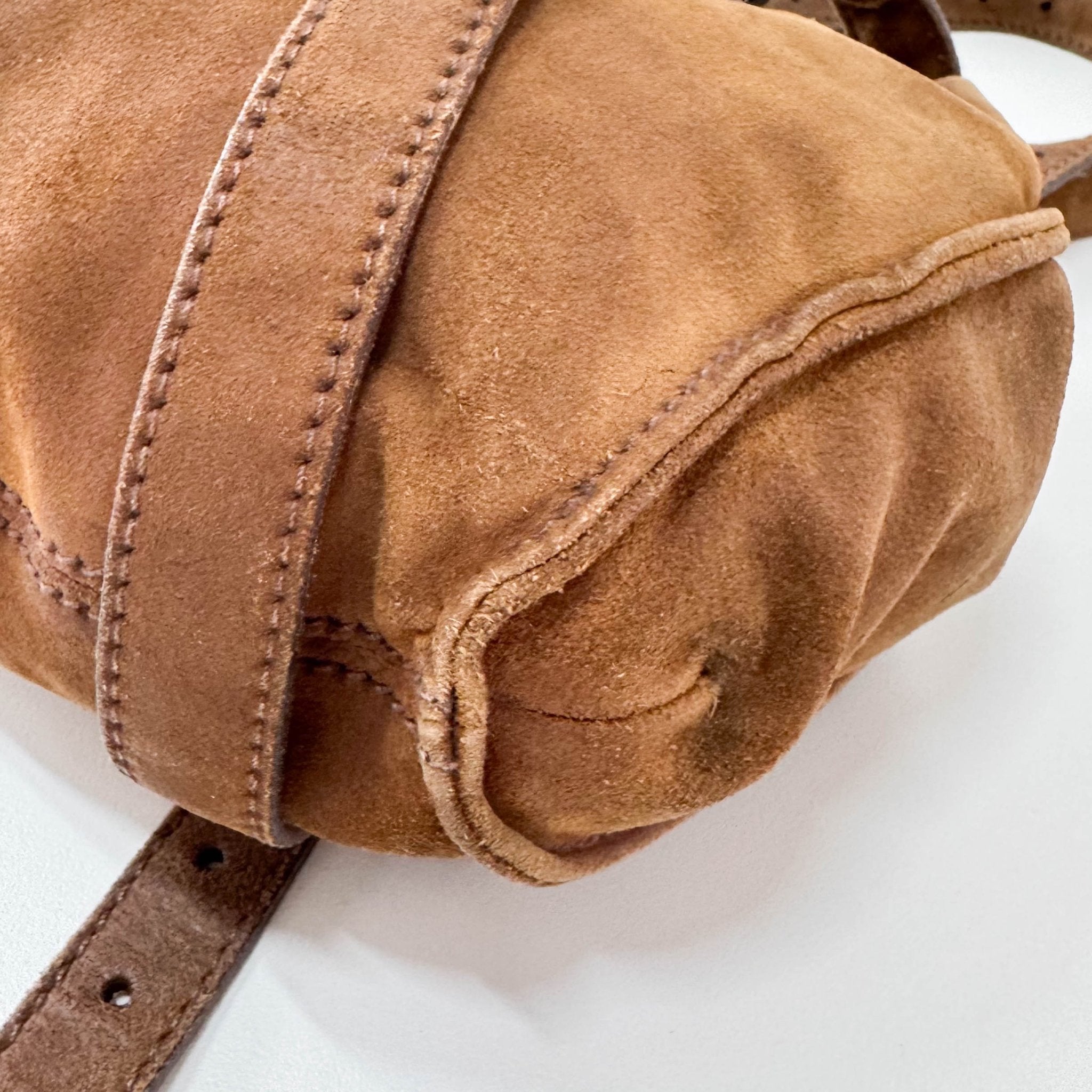 MIU MIU Brown Suede Shoulder Bag, in , Sold by HIVE PRELOVED - Shoulder Bags, ,