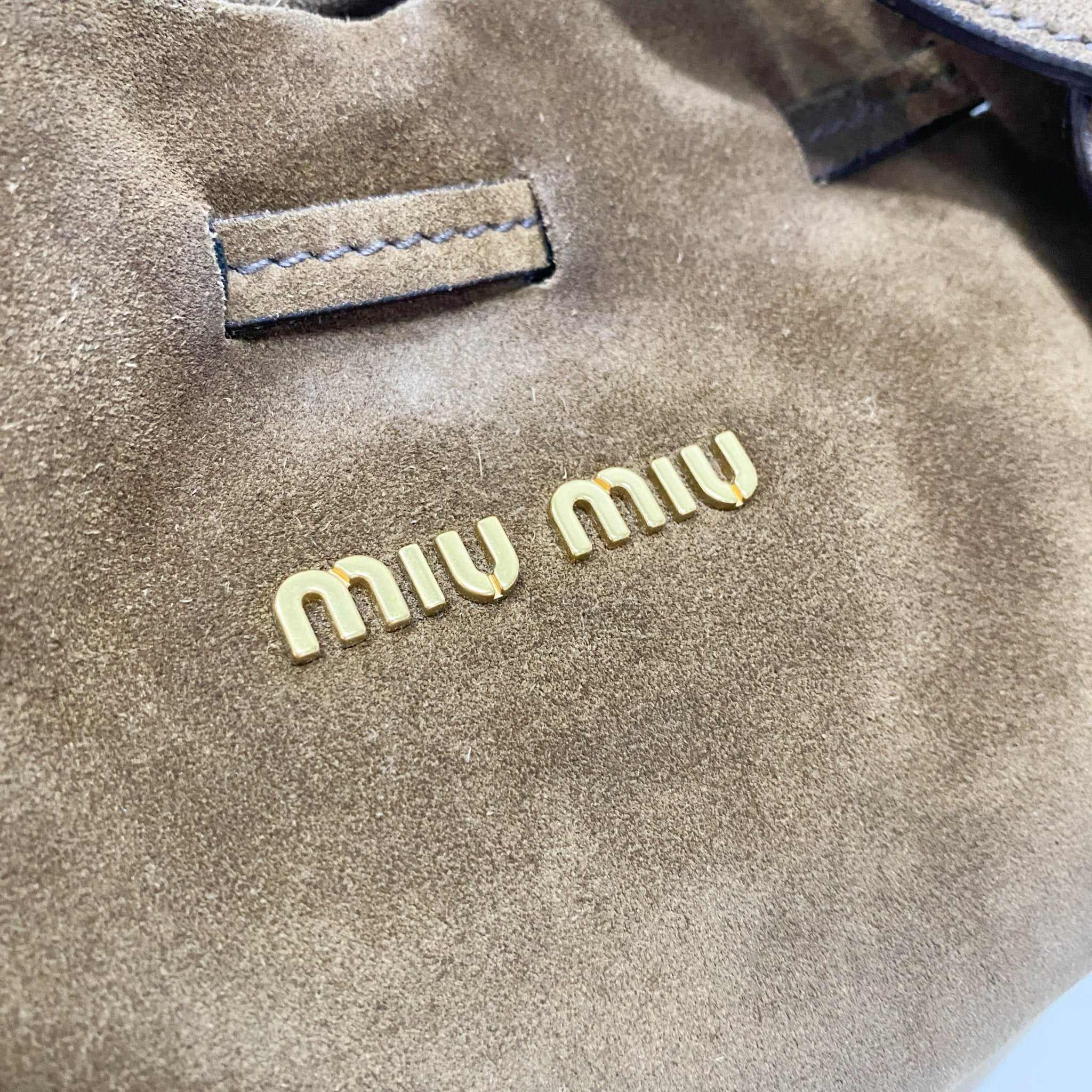 MIU MIU Brown Suede Shoulder Bag, in , Sold by HIVE PRELOVED - Shoulder Bags, ,